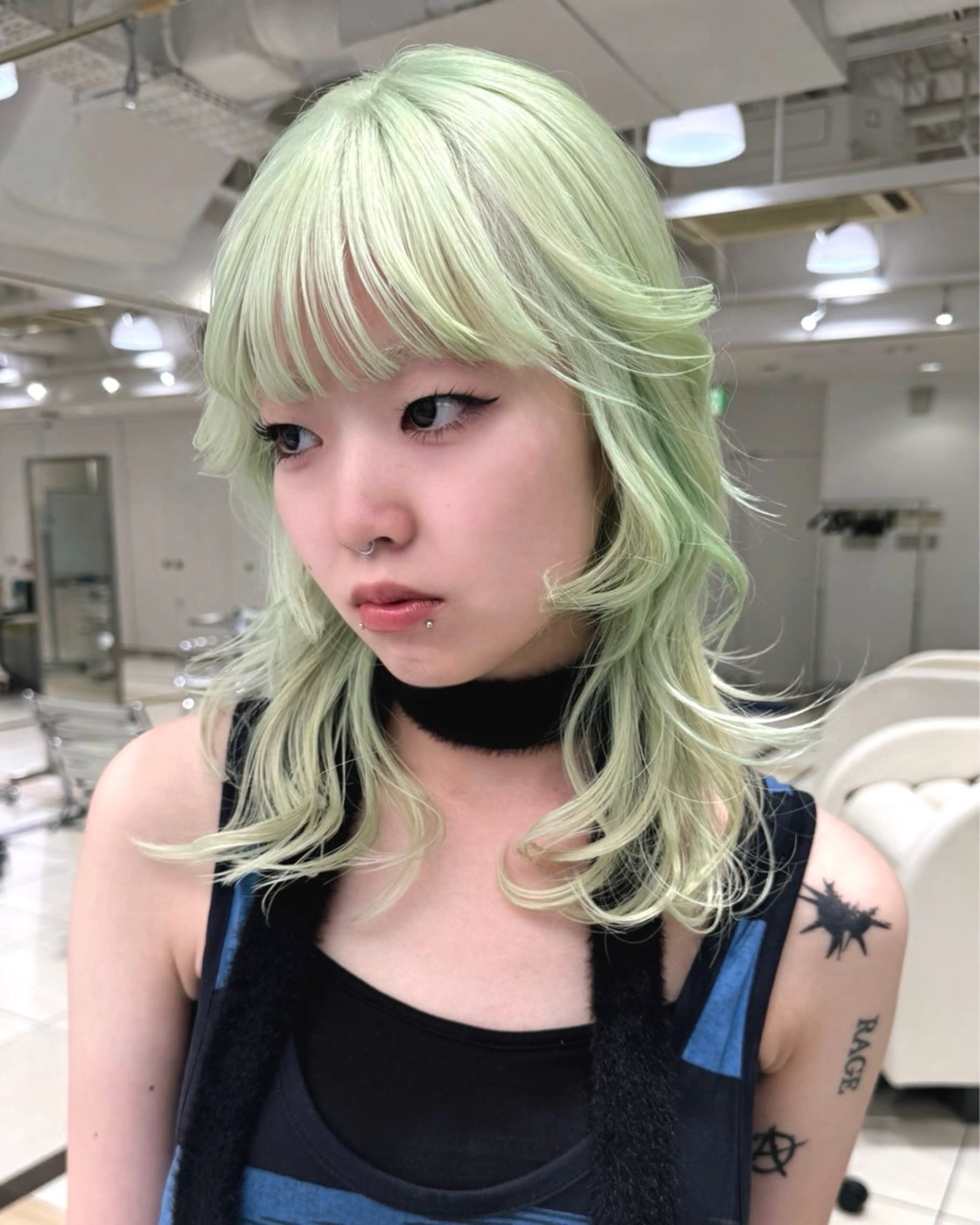 セミロング カラー カット ヘアカラー トリートメント デザイン/レイヤー Kaito🐩/栄のヘアスタイル