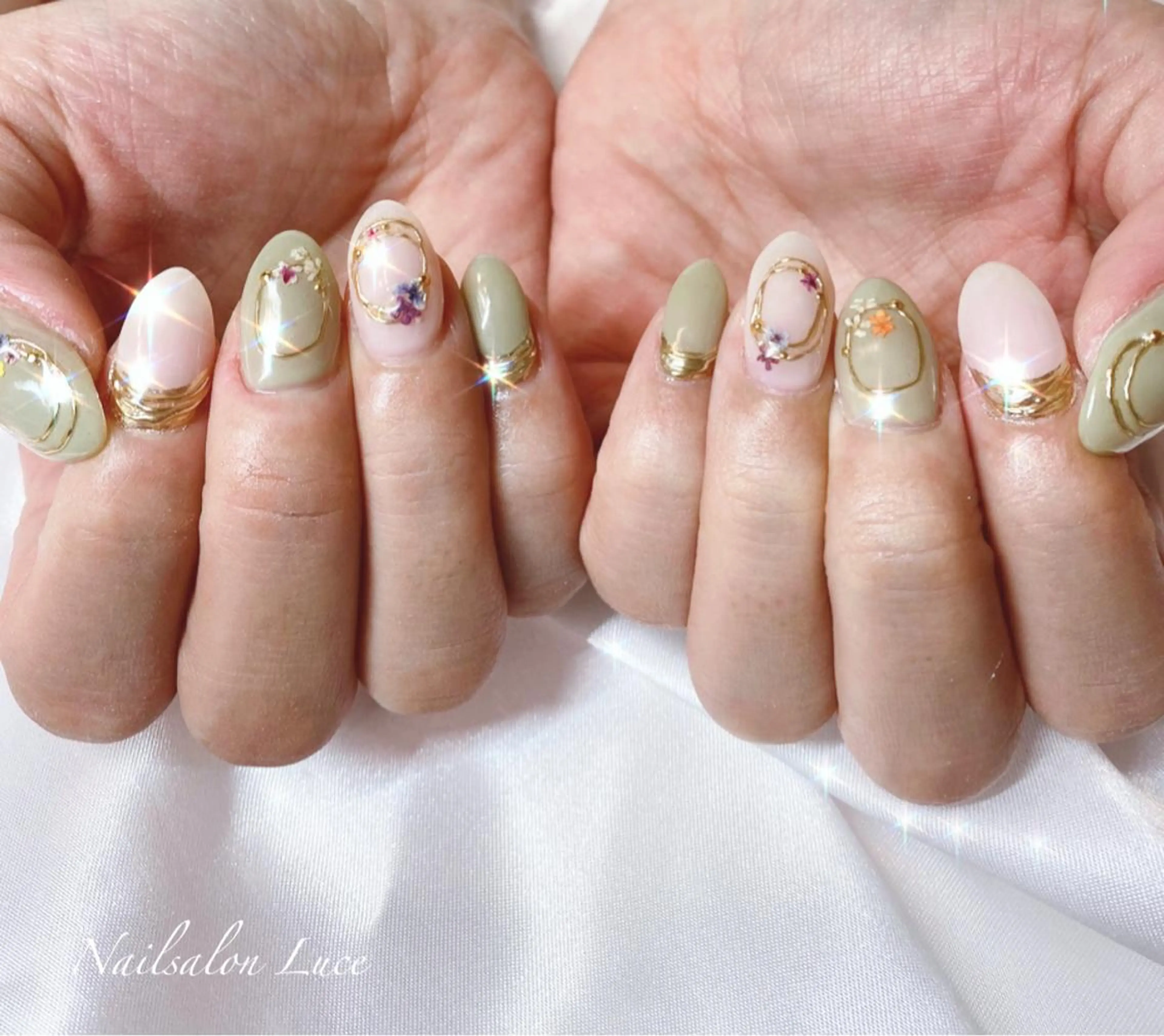 ネイル ジェルネイル ピスタチオネイル ネイル& 脱毛サロン　Lのマツエク・マツパデザイン