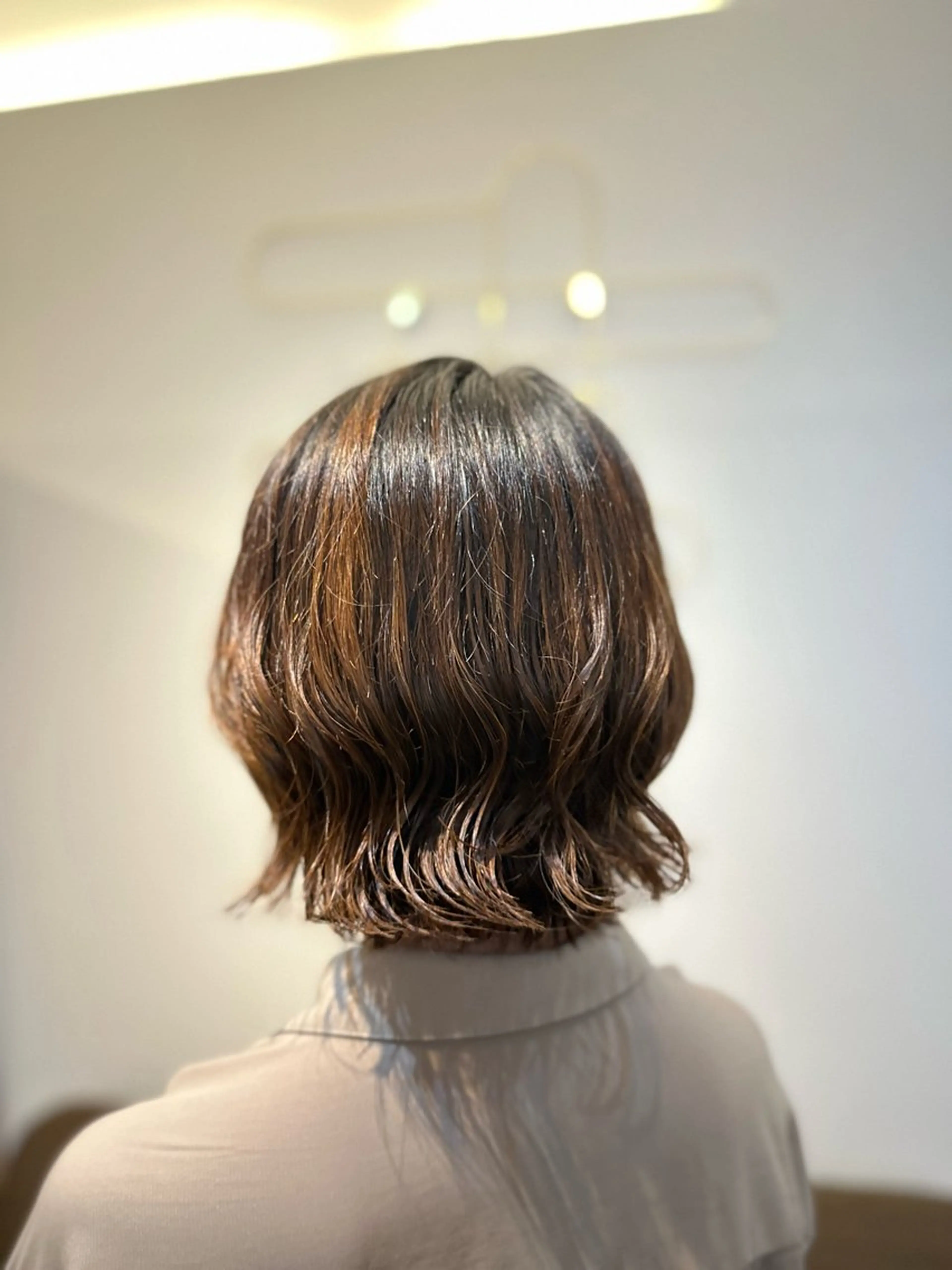 レディースカットパーマ(肩上のヘアスタイルのみ)👩‍🦱♡の写真