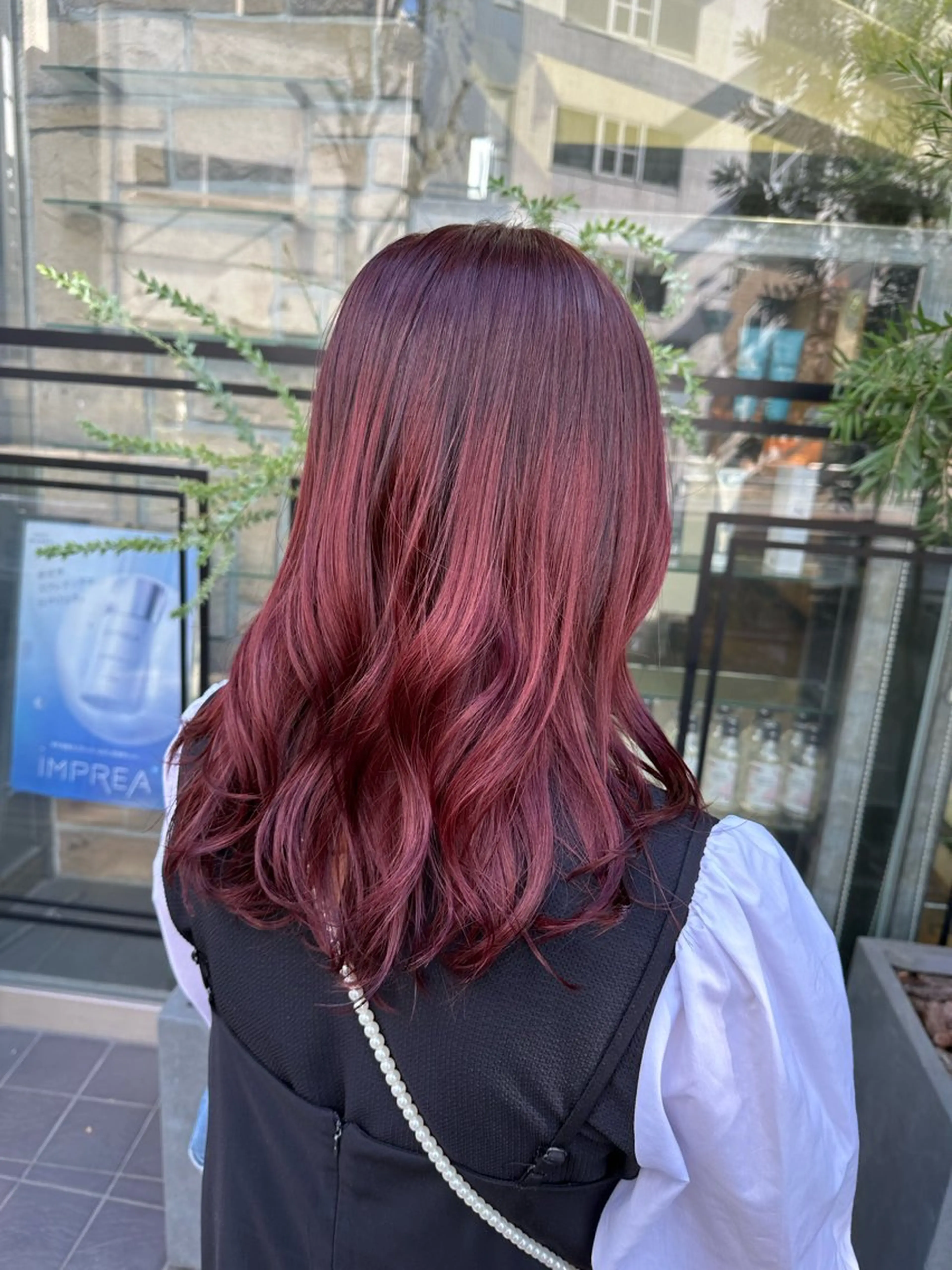 セミロング カラー ヘアカラー トリートメント ヘッドスパ ヘアセット 🫧カット/パーマ /ネイル/かりん🫧のヘアスタイル