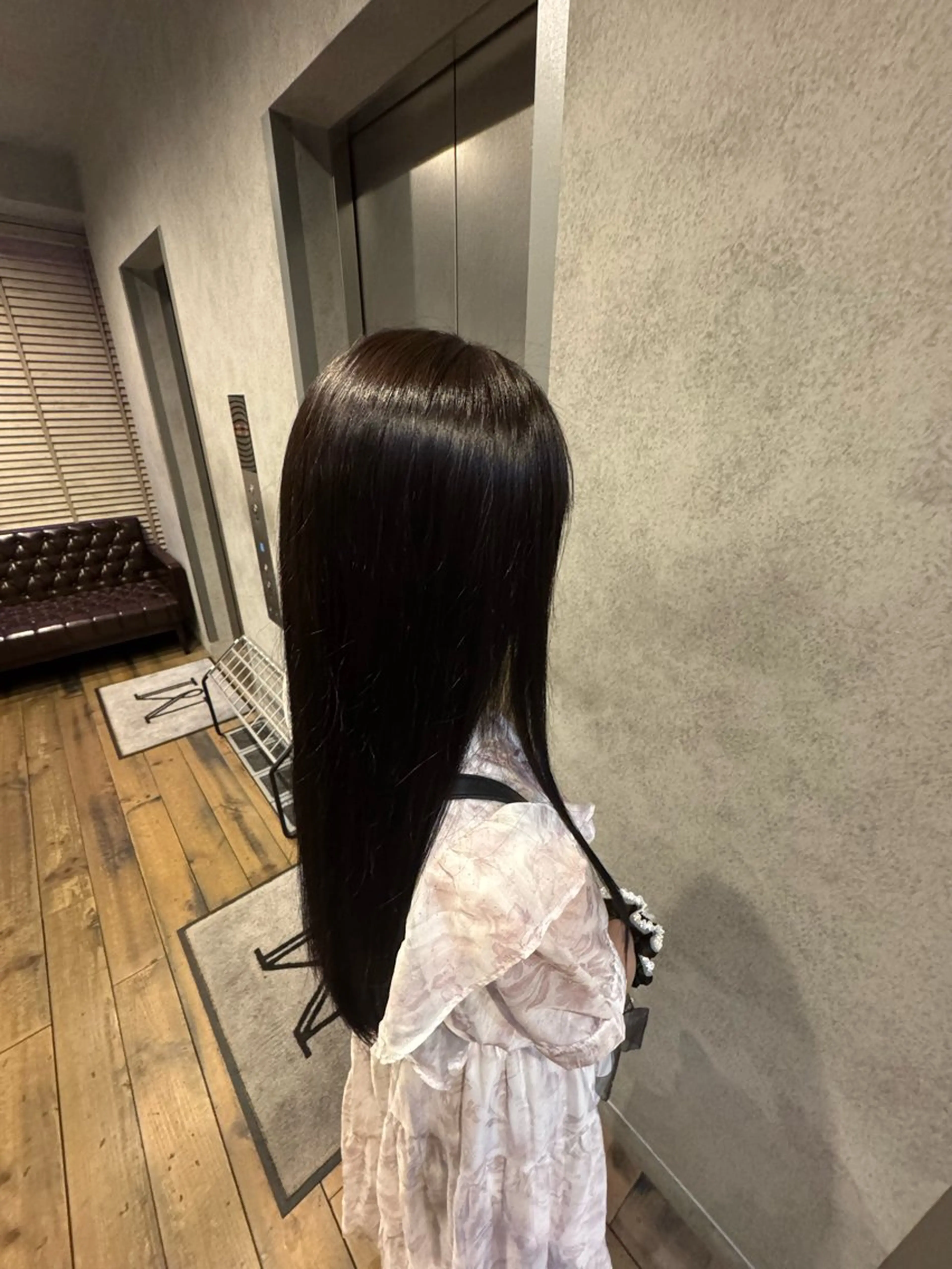 カラー ダークグレー ダークグレージュ グレージュ 田中 らん🎀のヘアスタイル