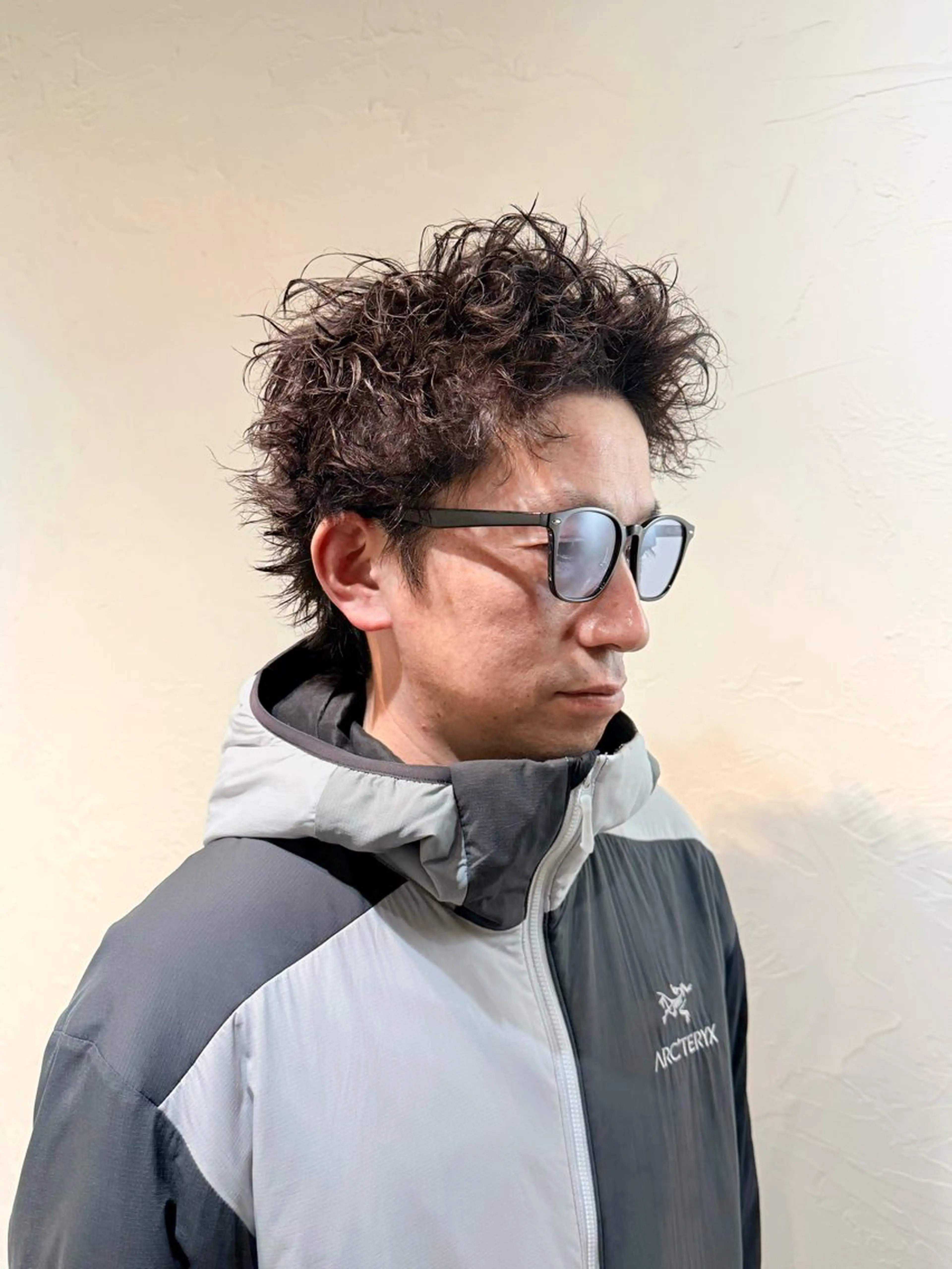 パーマ メンズ カット パーマ hair rescue kapra所属・メンズカット Hikaruのヘアスタイル