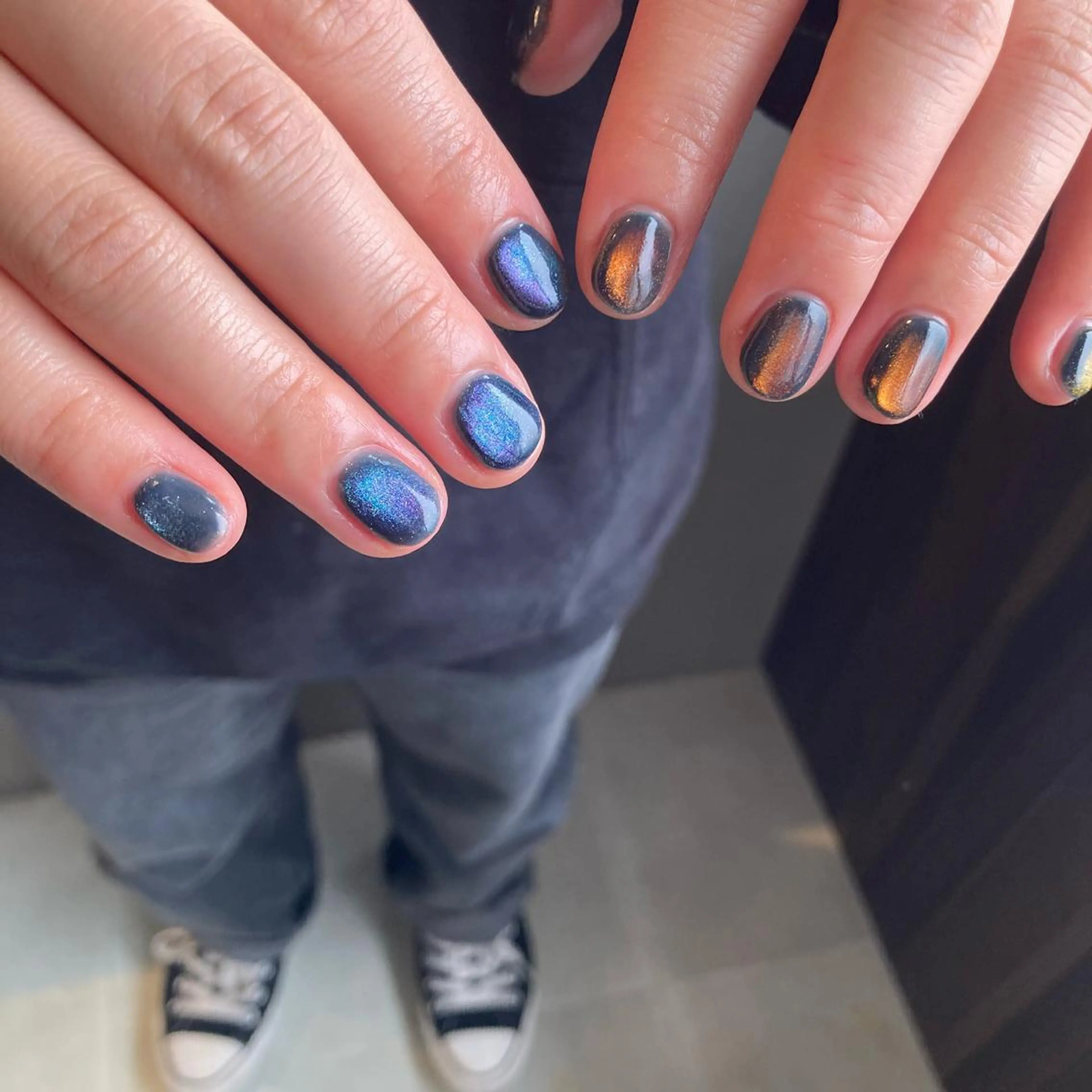 ネイル マグネットネイル mano+所属・砂田 はるかのネイルデザイン