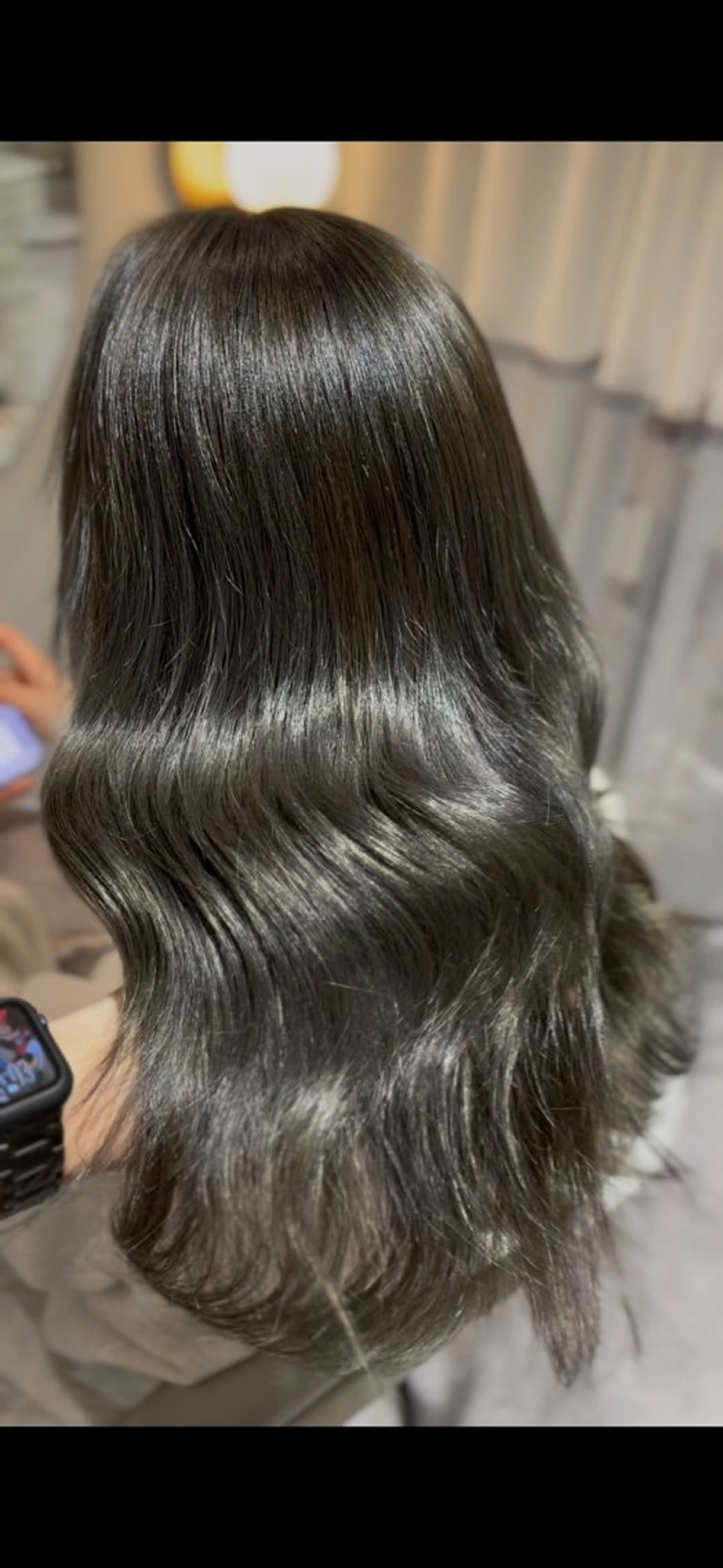 セミロング ヘアカラー トリートメント 美髪✨艶髪✨髪質改善 カラー特化❣️二宮遥のヘアスタイル