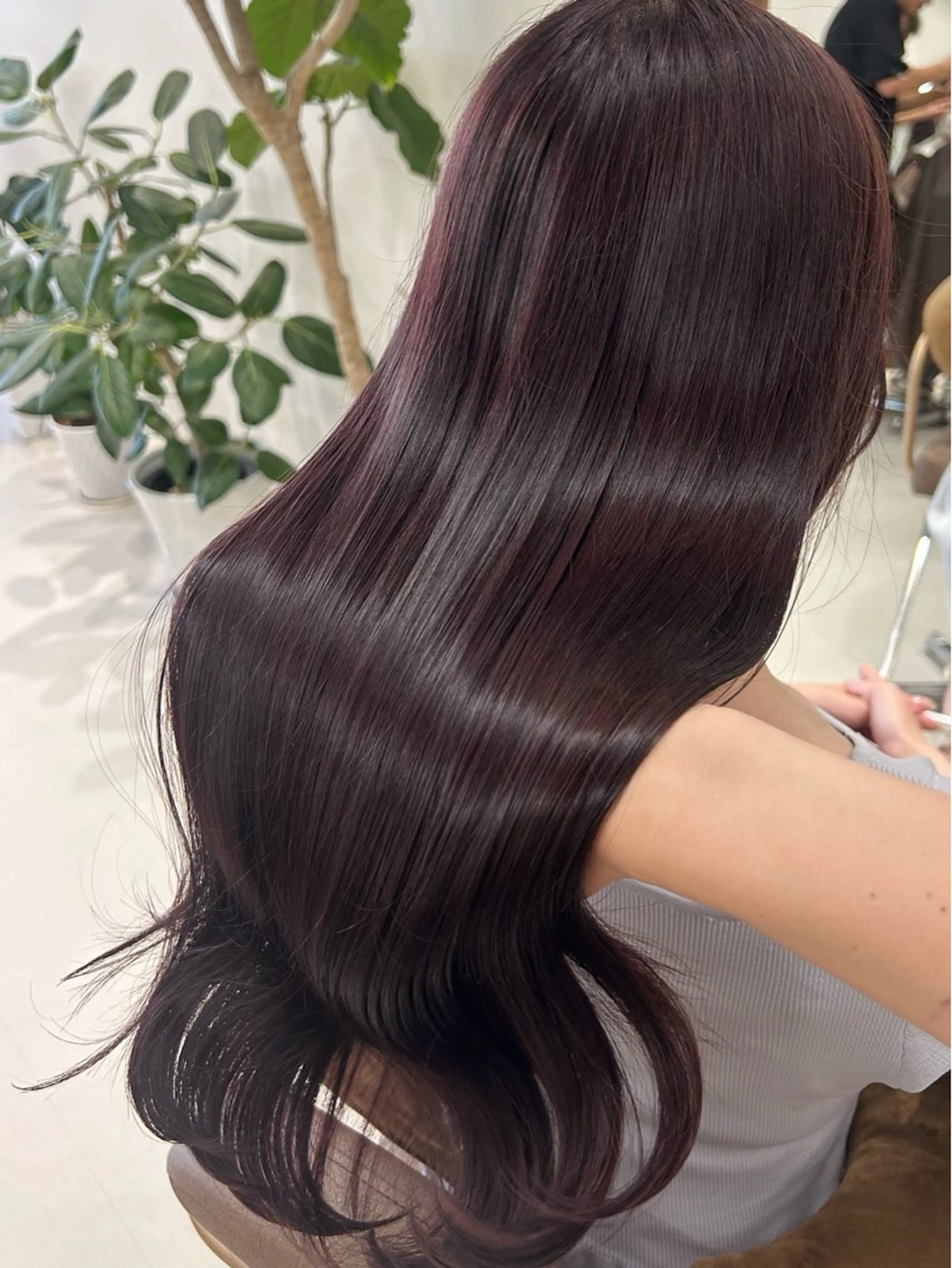 ロング カラー トリートメント 暖色カラー /ヘアアレンジ/花鈴のヘアスタイル