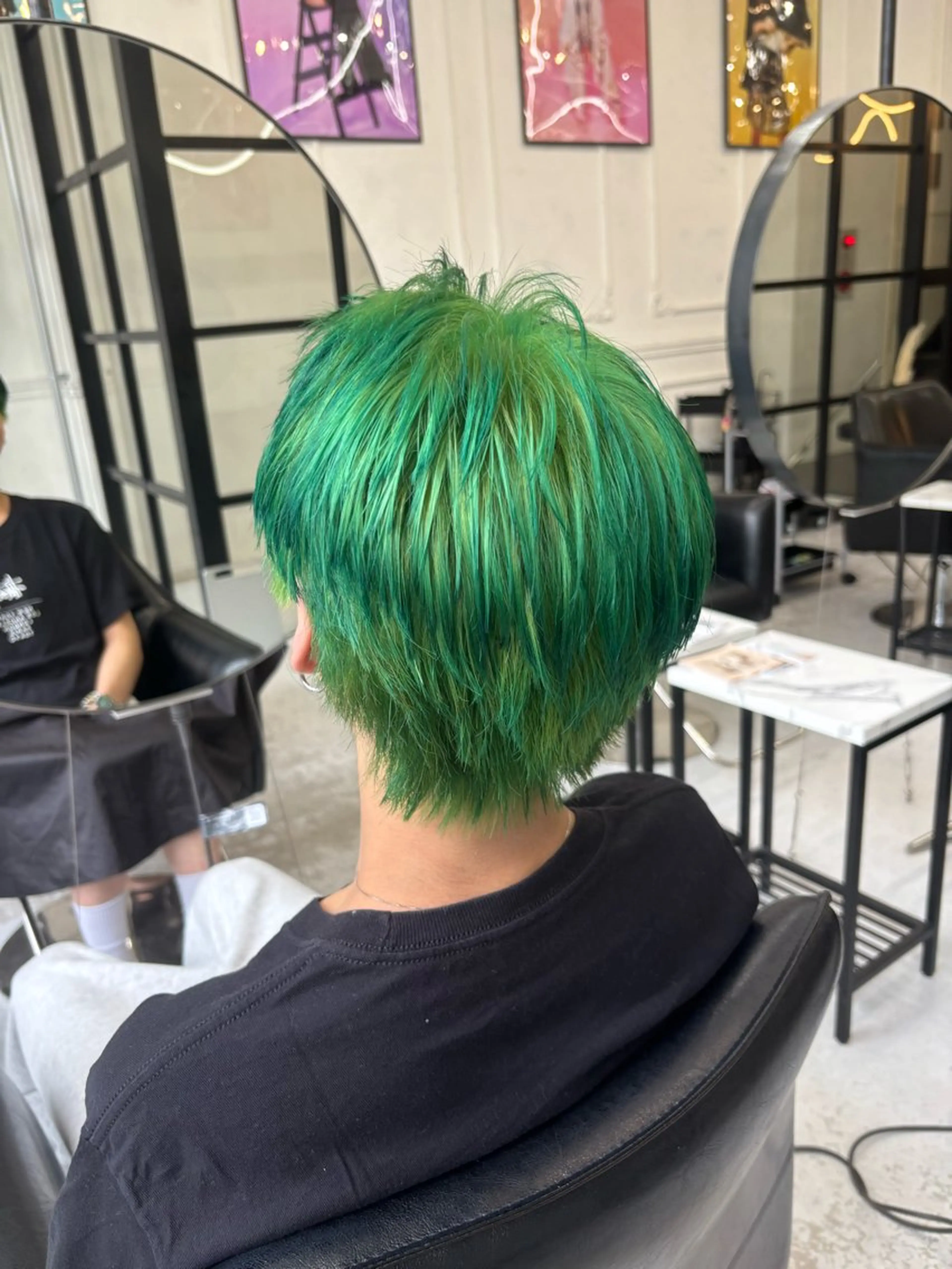 メンズ ヘアカラー MaisonHALU さくらのヘアスタイル