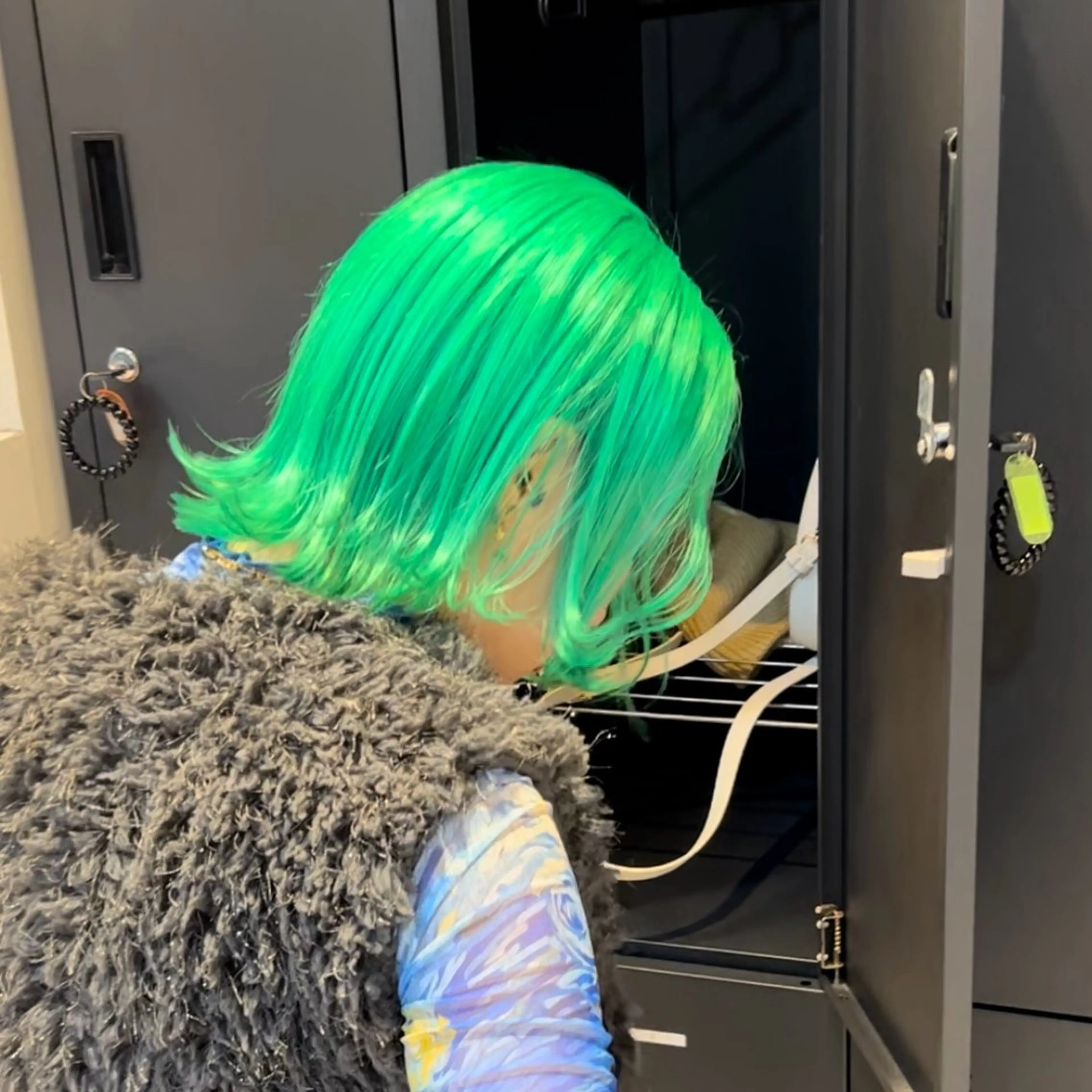 ロング カラー ブリーチ デザインカラー パープルカラー トリートメント mei 撮影モデル募集中！のヘアスタイル