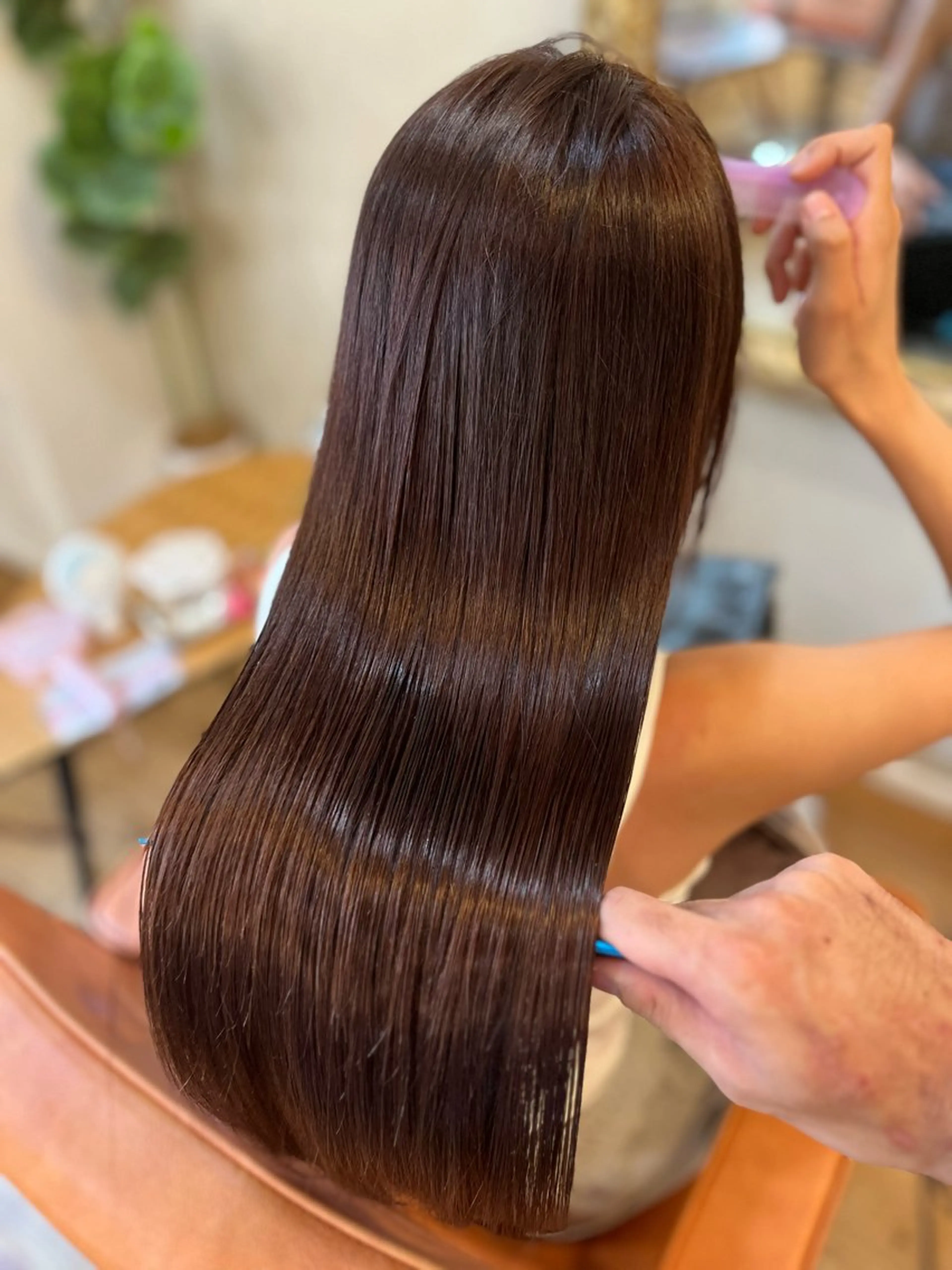 ロング ⚪️髪質改善 縮毛 店長 コウ⚪️のヘアスタイル