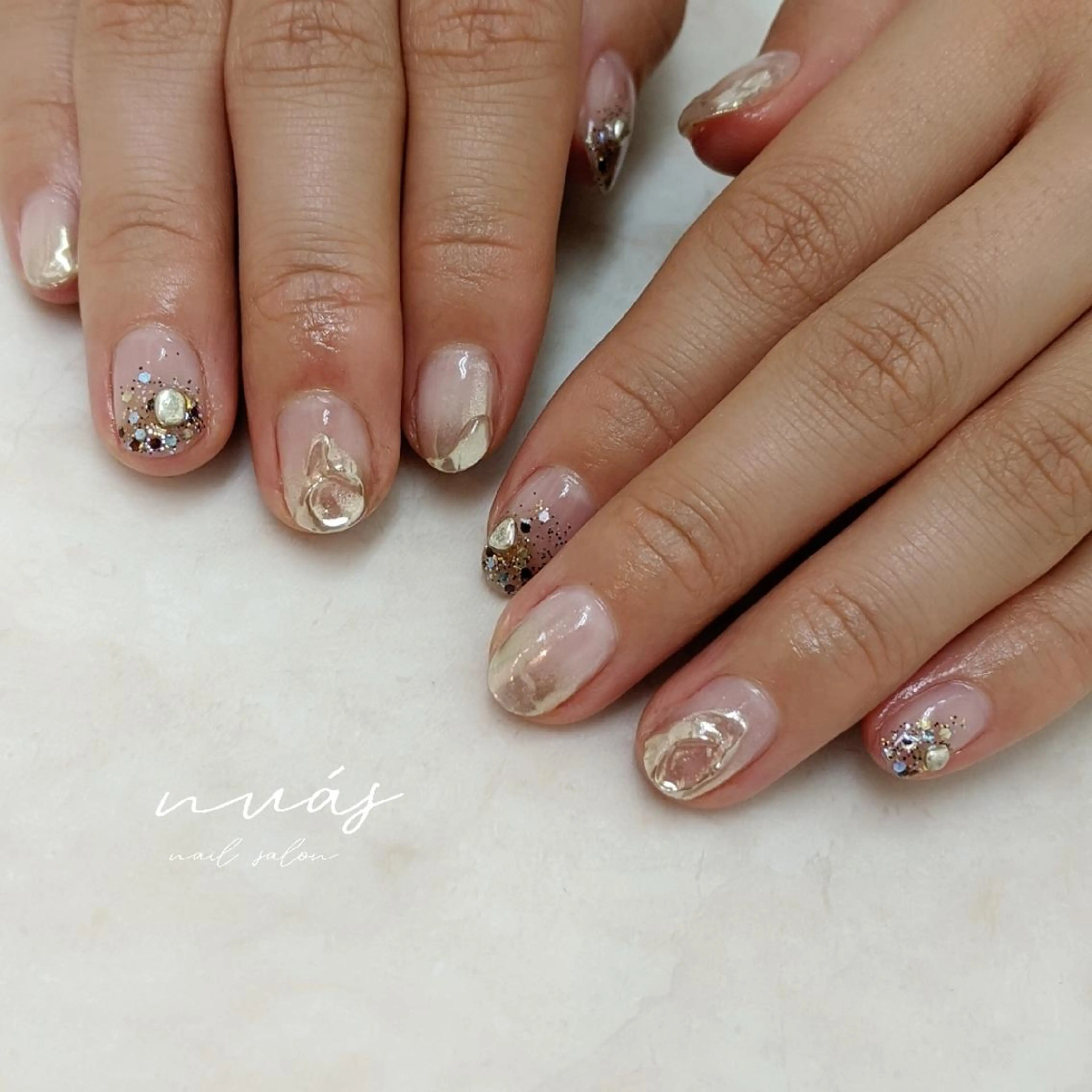 ネイル nuás nail & eyeのネイルデザイン
