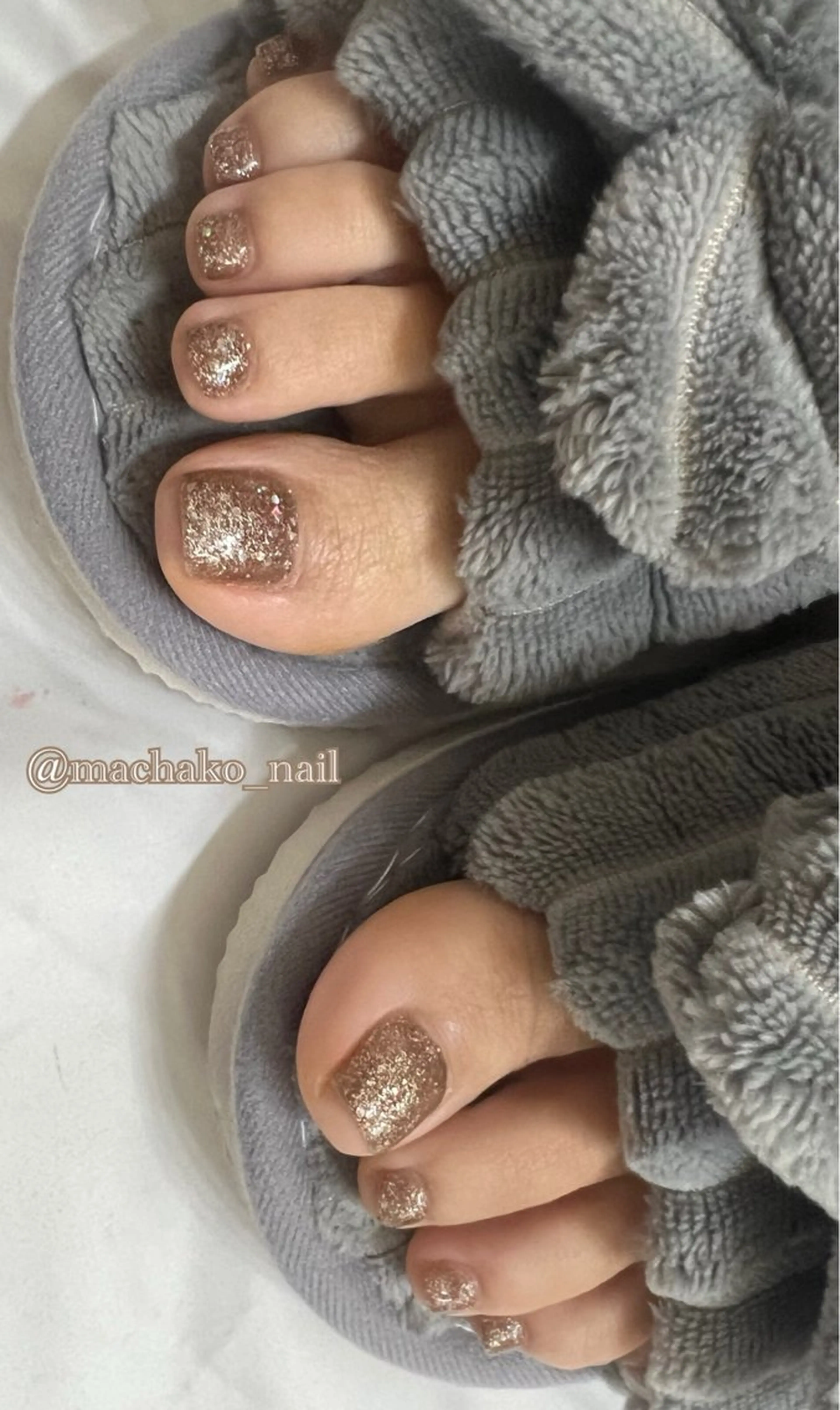 【フット】♡他店オフ無料★ワンカラー・ラメ♡の写真