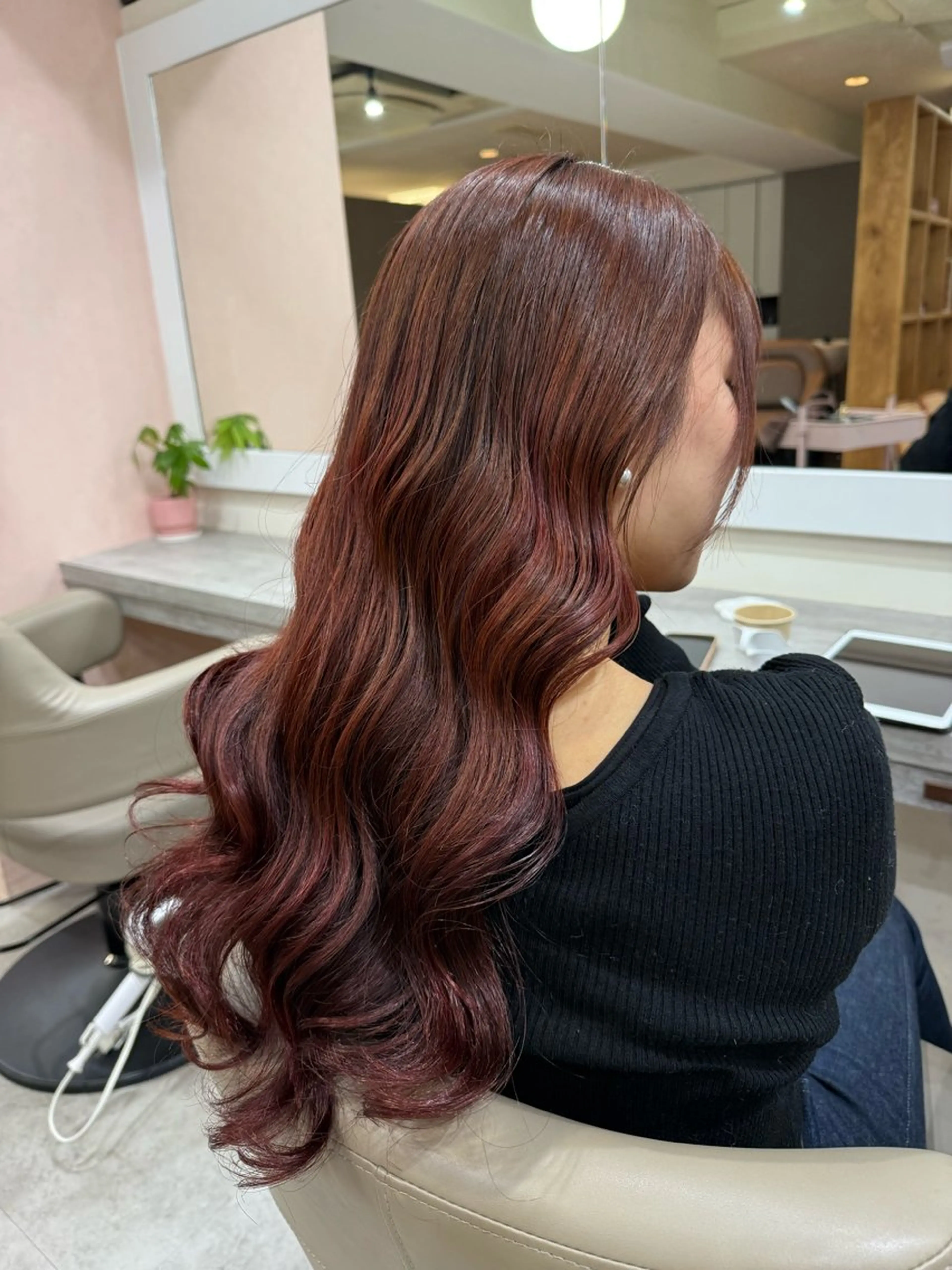 ロング パーマ 韓国風パーマ/ヘア セット/店長みづきのヘアスタイル