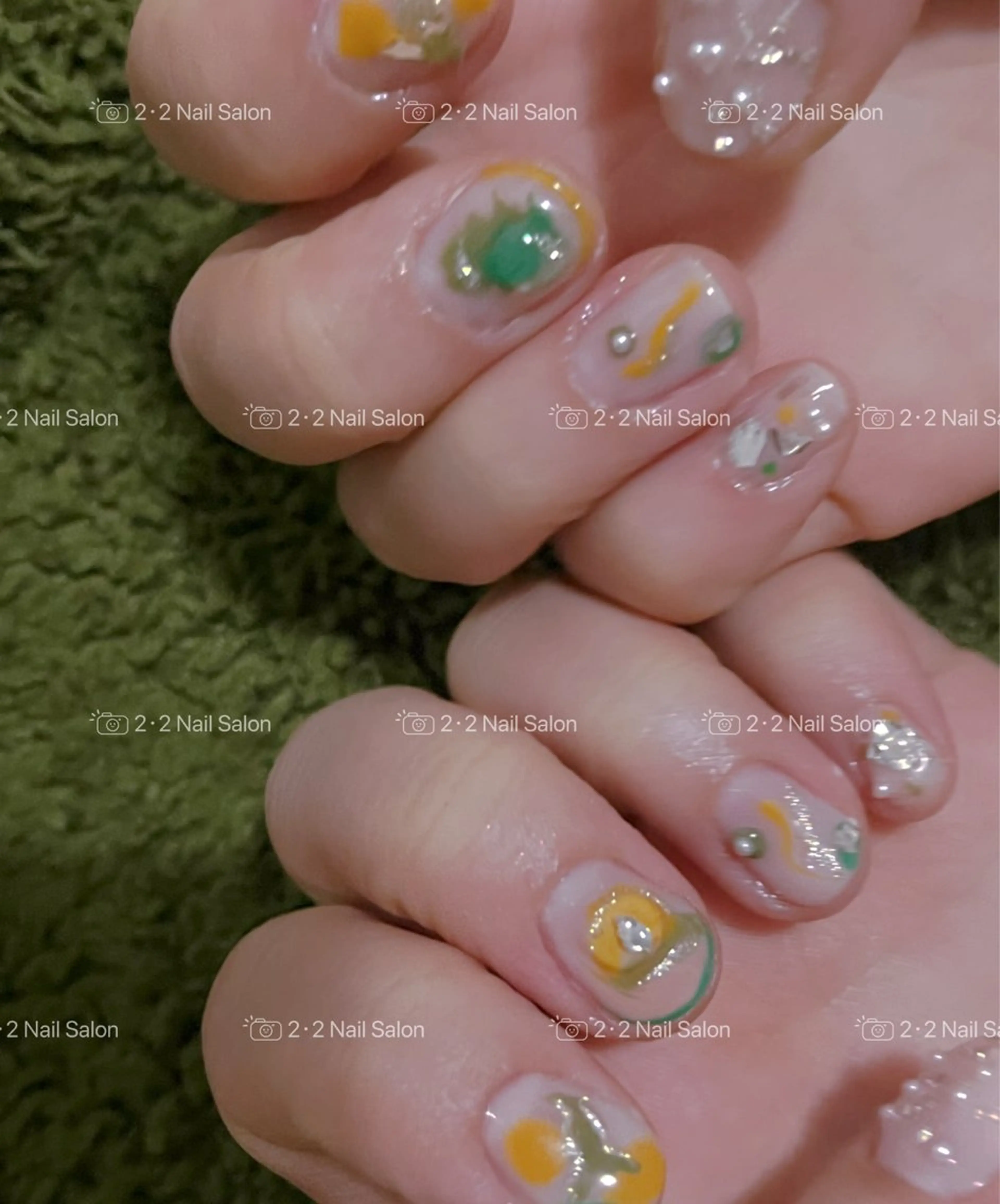 ネイル Rainrain💧 パーツ豊富、やり放題のネイルデザイン