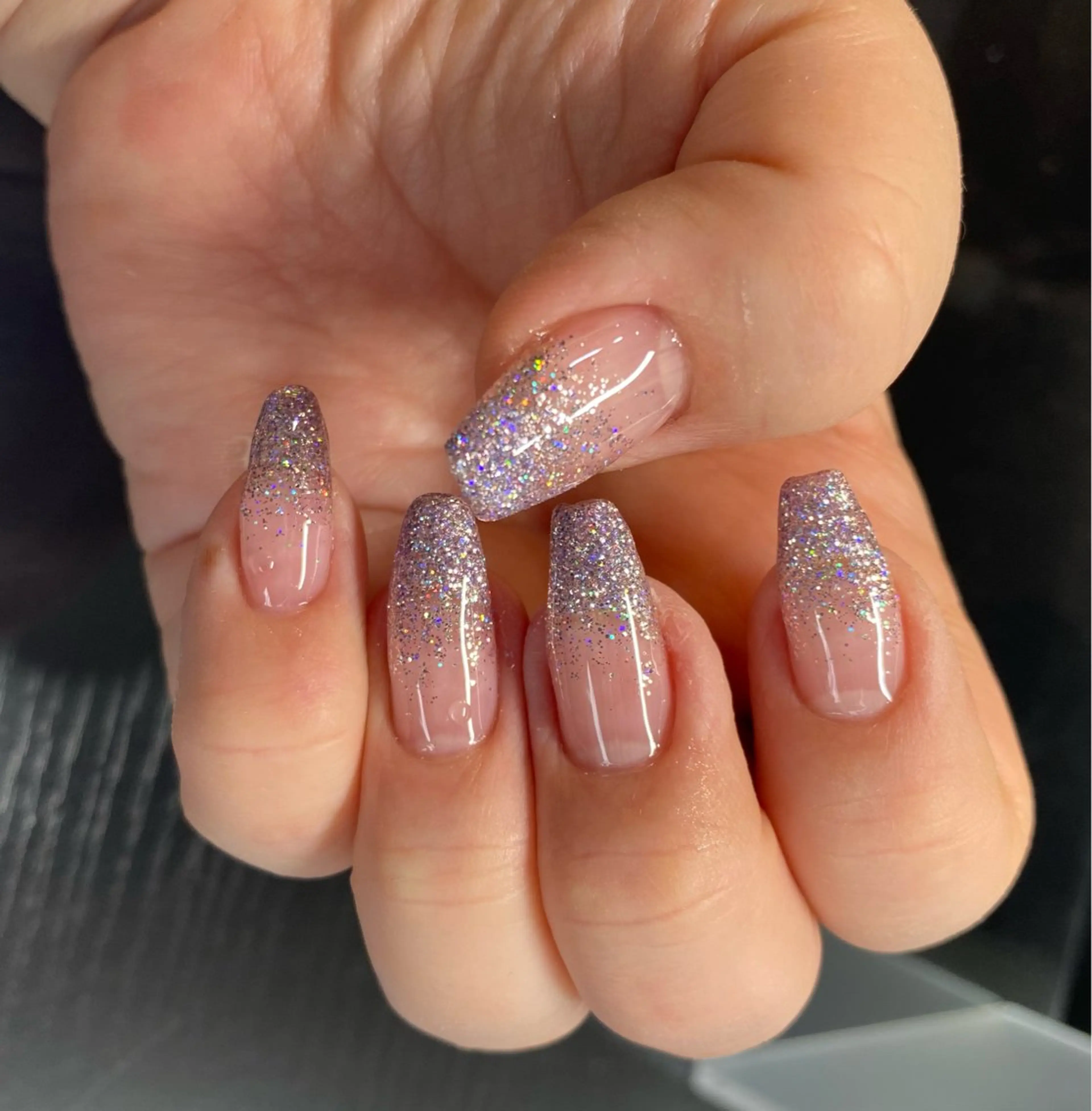 ネイル ラメ(グリッター) ラメグラデーション M. Junkoのネイルデザイン