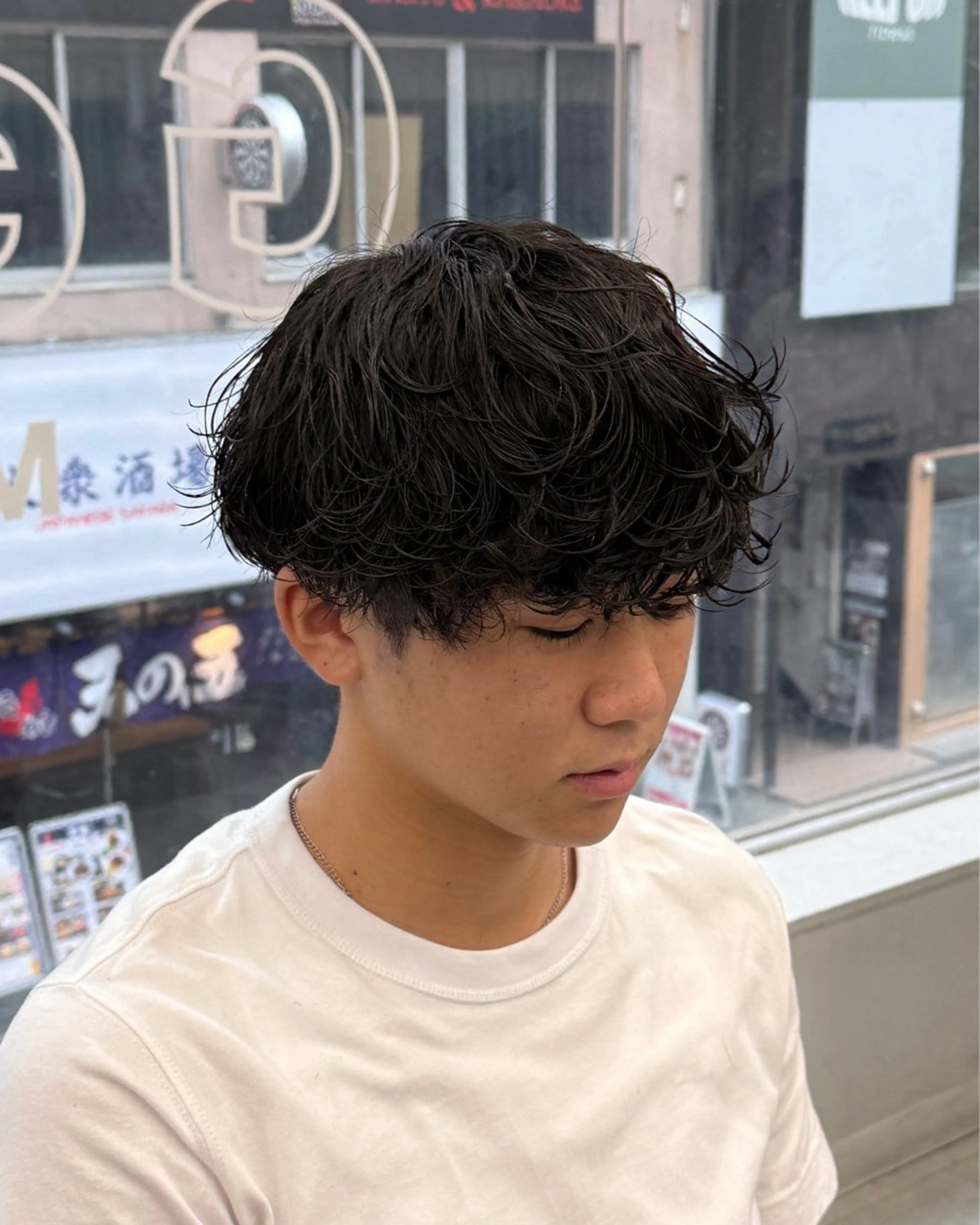 パーマ メンズ カット パーマ トリートメント ヘッドスパ ヘアセット シャドウパーマ/ メンズ/KENTAのヘアスタイル