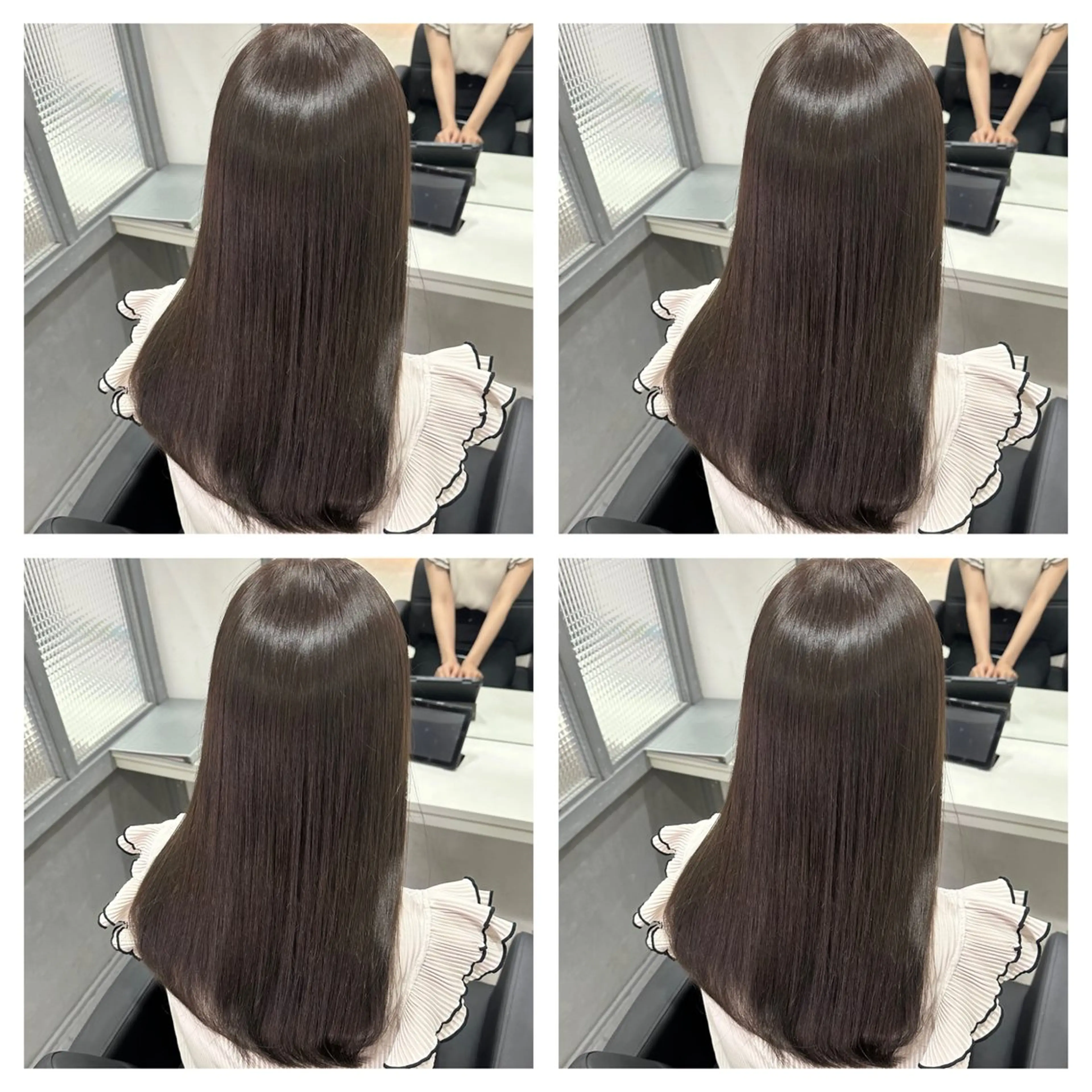 セミロング カラー ヘアアレンジ 🎀推し活ヘアー🎀 Yuuna🐰💖のヘアスタイル