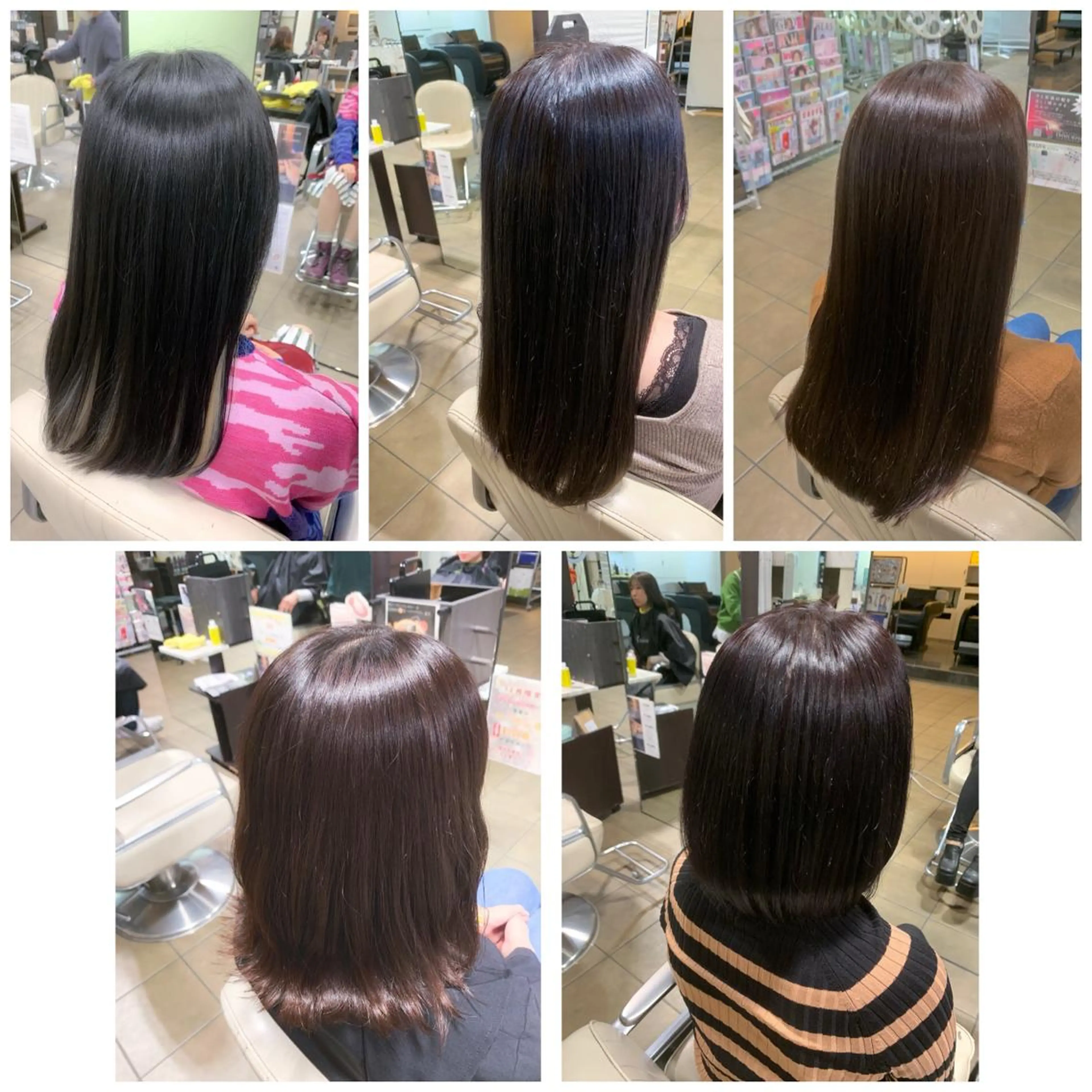 ロング カラー Uni.所属・地毛風ストレート/ 髪質改善/榎本流行のヘアスタイル