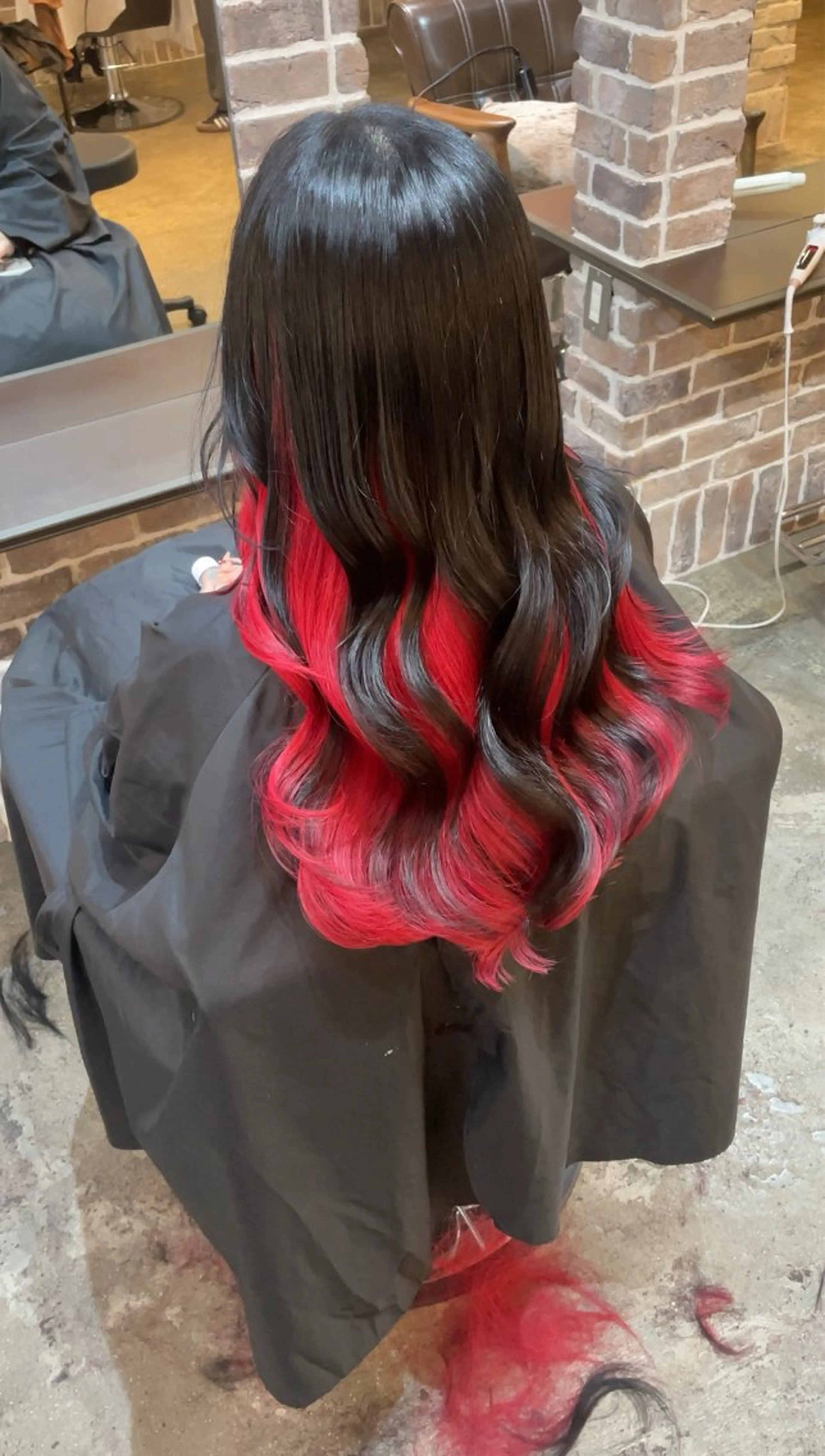 ロング カラー インナーカラー ACROあべの店所属・艶カラー/インナー /グラデ/大西小百合のヘアスタイル