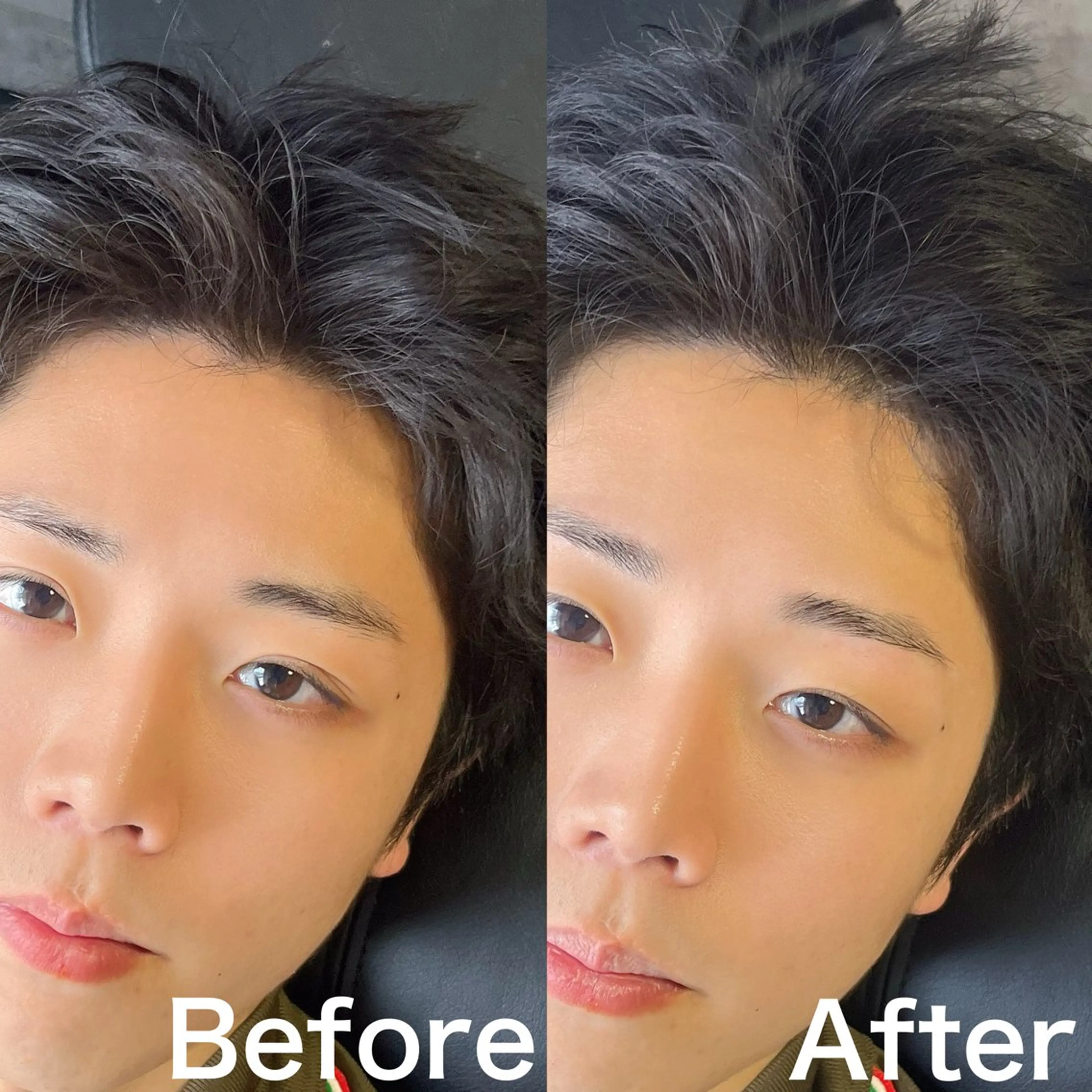 メンズ アイブロウ ワックス脱毛 眉カット 2◯Re:gid Yusukeの眉毛・アイブロウイメージ