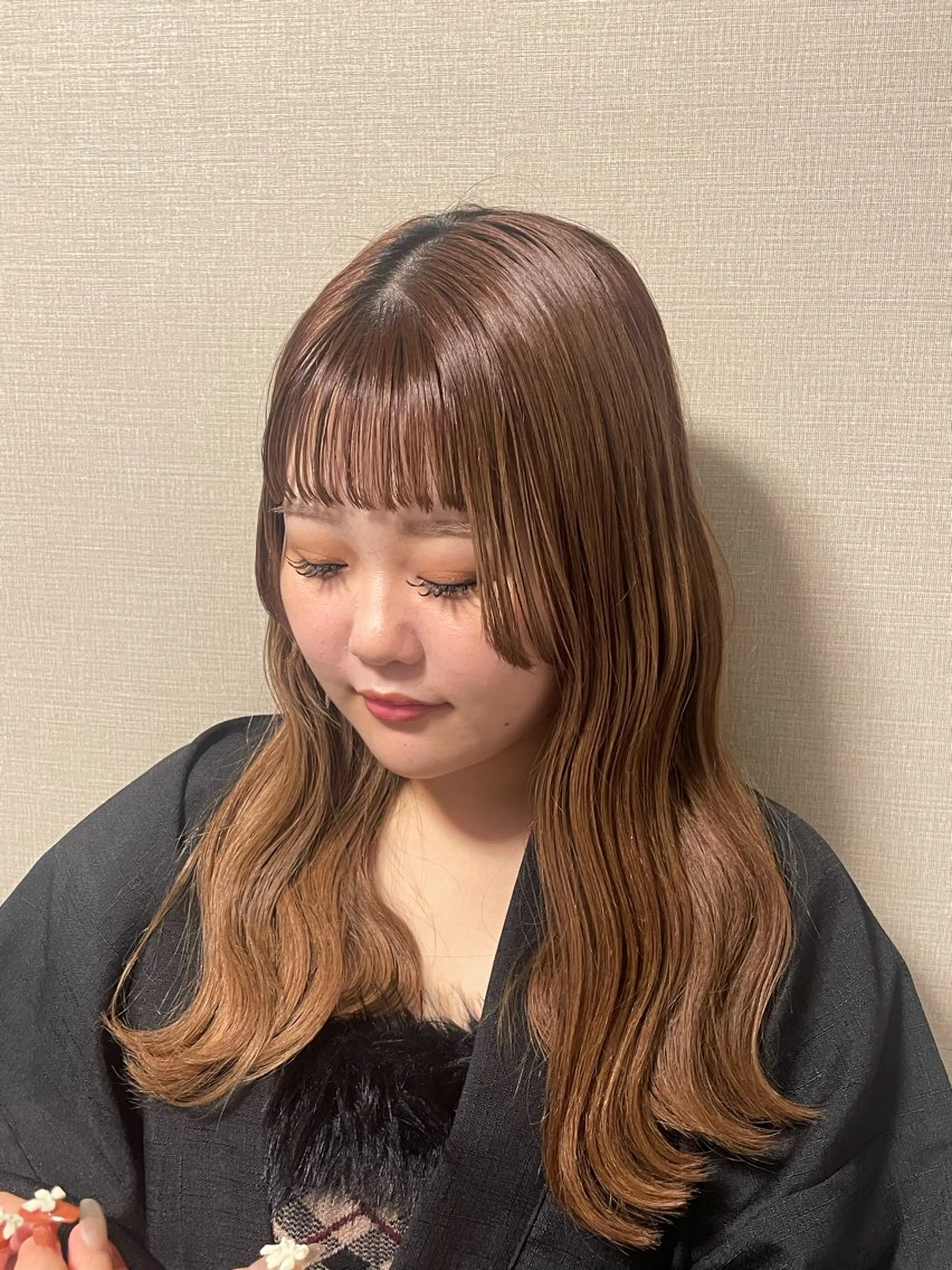 セミロング Knit【ニット】所属・yuuka /大阪美容室のヘアスタイル