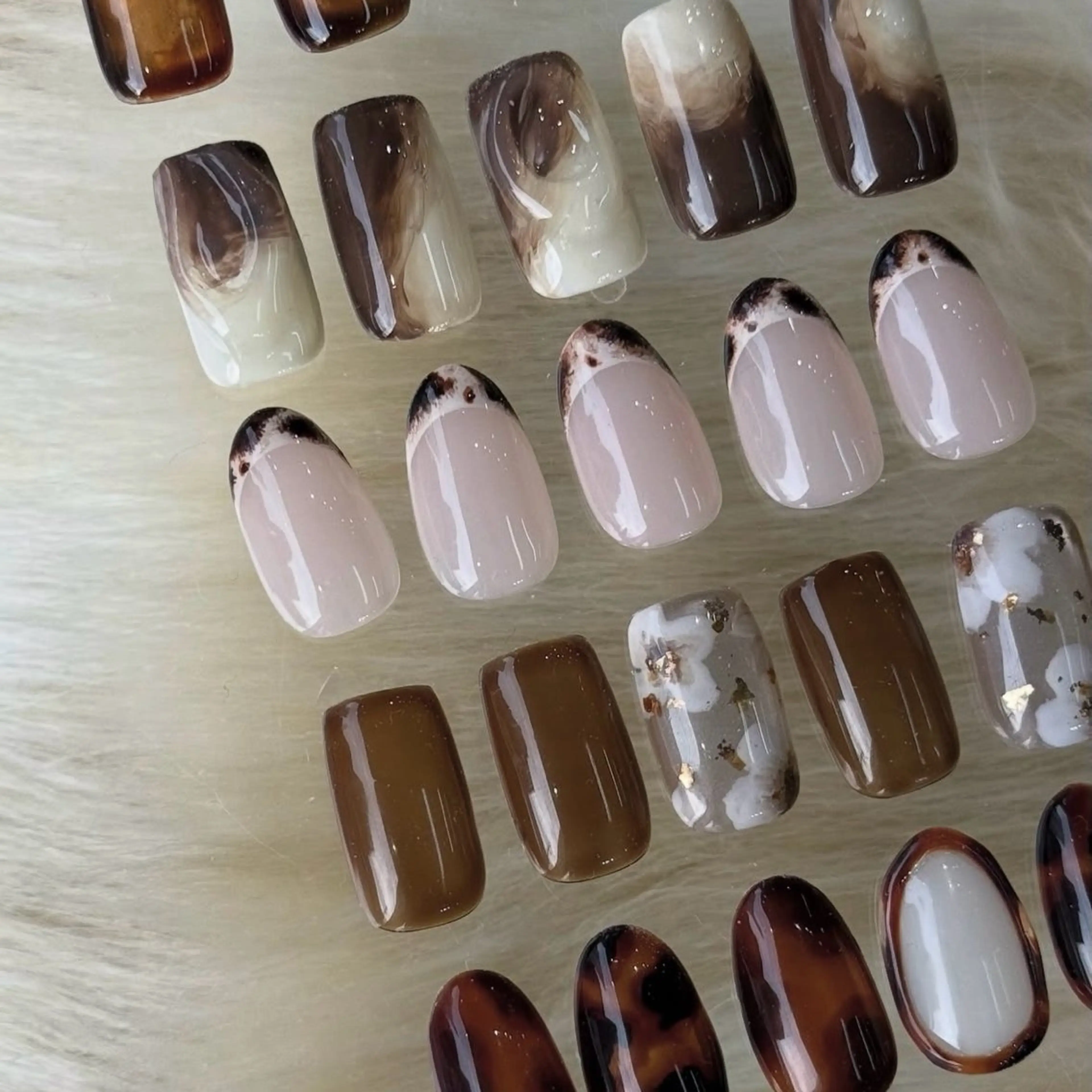 🍁ブラウンネイル(オフなし)の写真