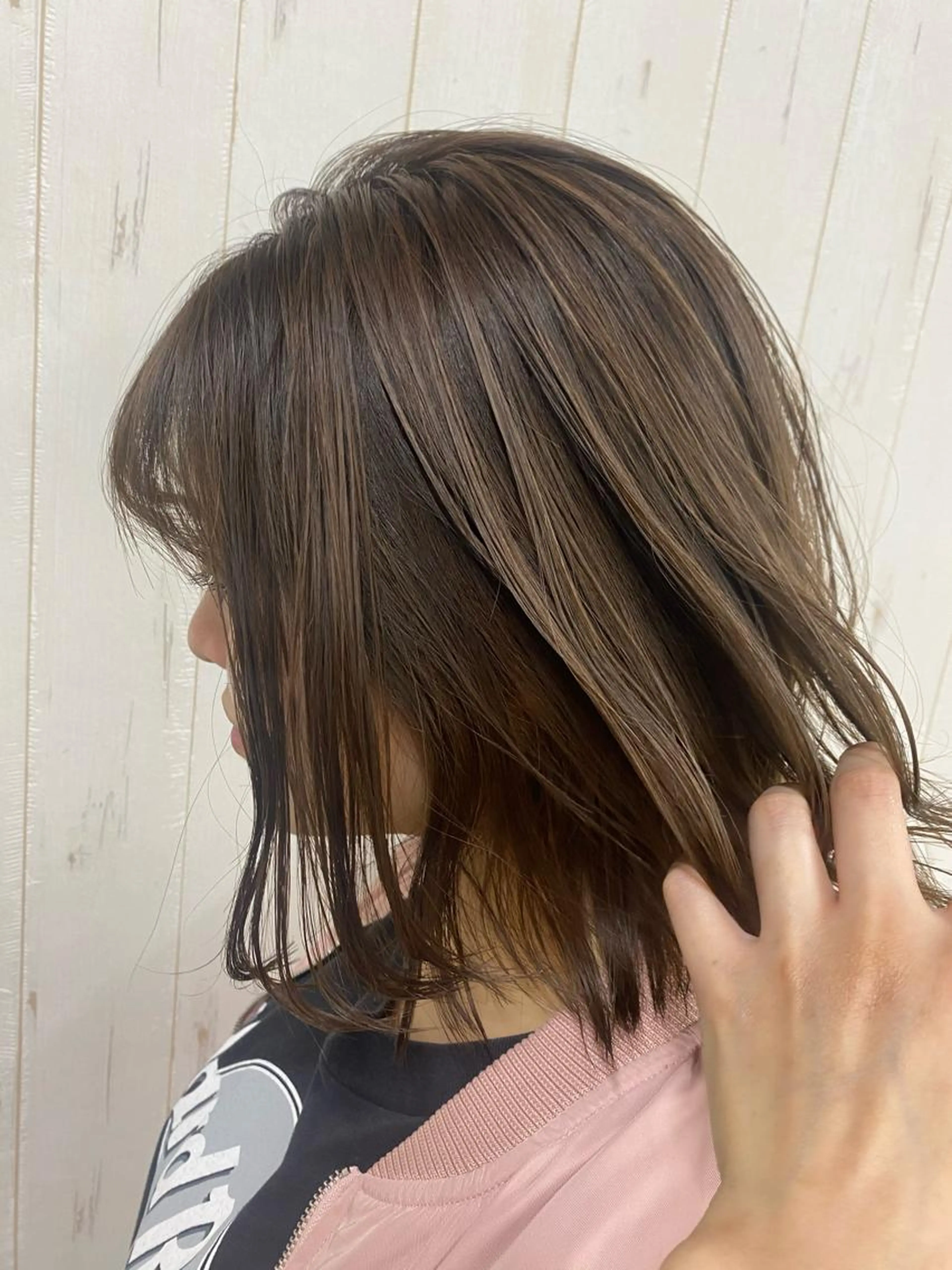 ロング料金なし✨透明感カラー🩵×髪質改善SUBLIMICトリートメントの写真