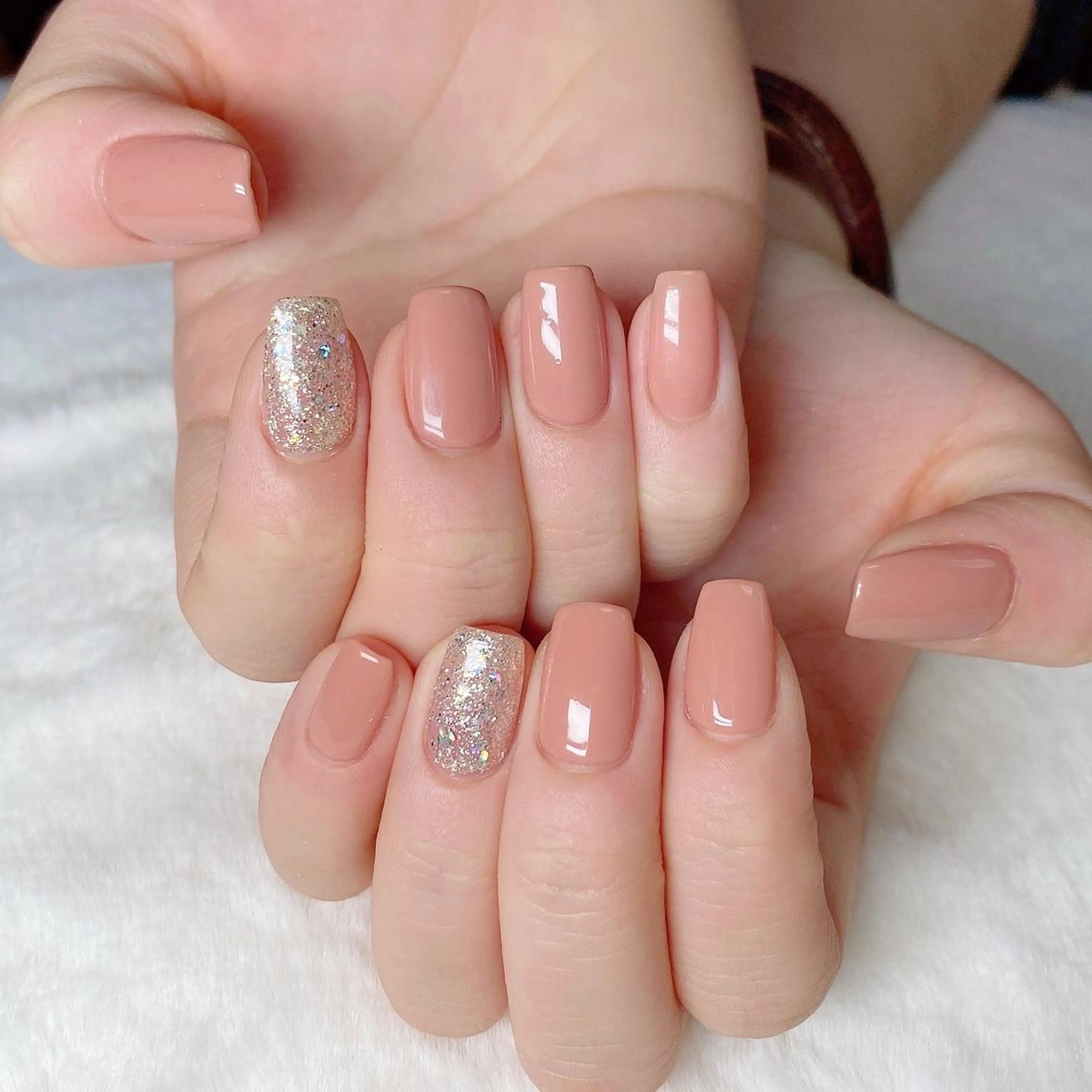 🎀平日限定·スカルプ長さだし+ワンカラー/ラメグラ8500土祝日9500【初回ジェルオフ無料ケア込み】の写真