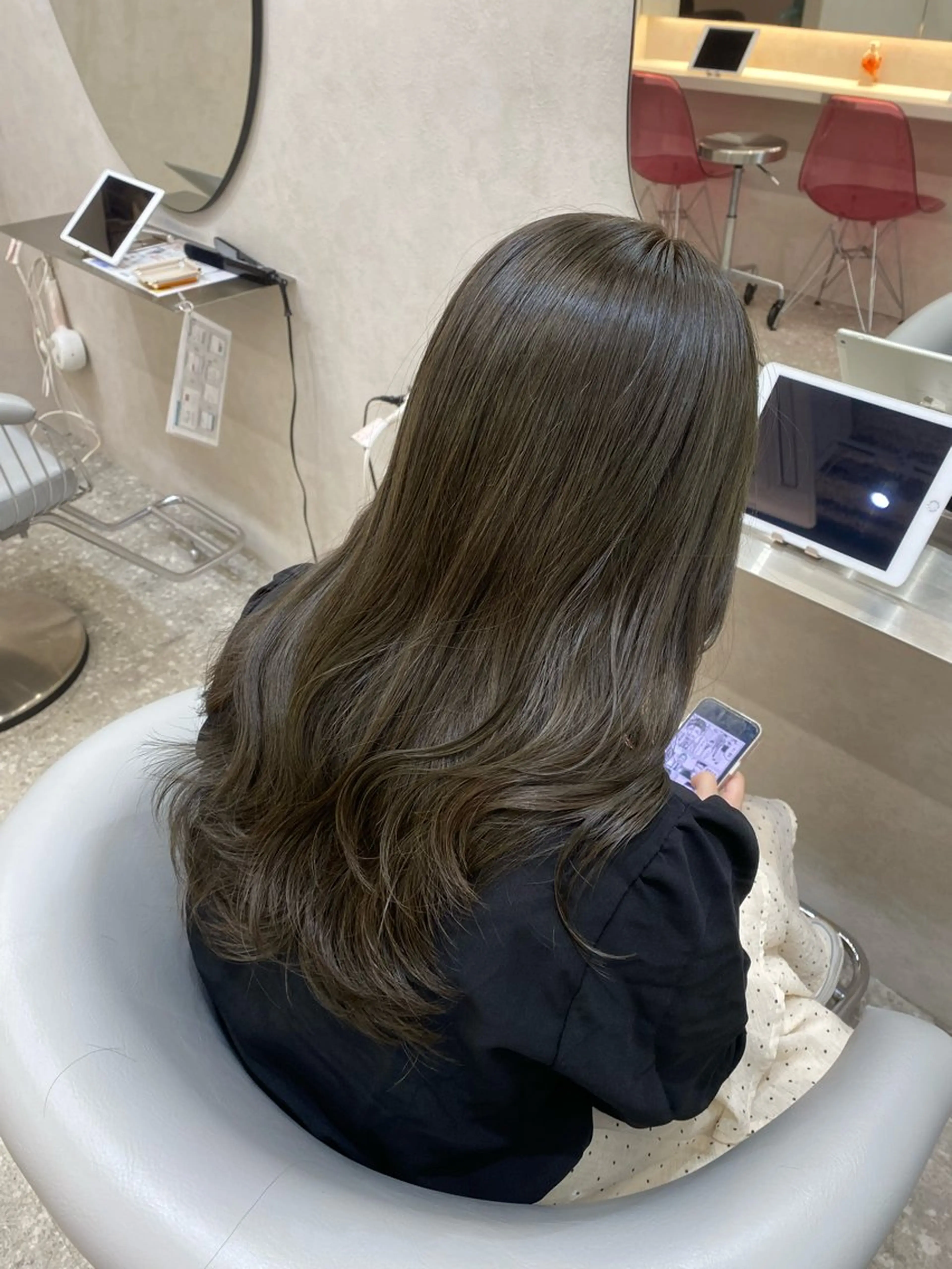 ロング カラー ヘアアレンジ カット ヘアカラー トリートメント なな💎韓国系/ 渋谷💎のヘアスタイル