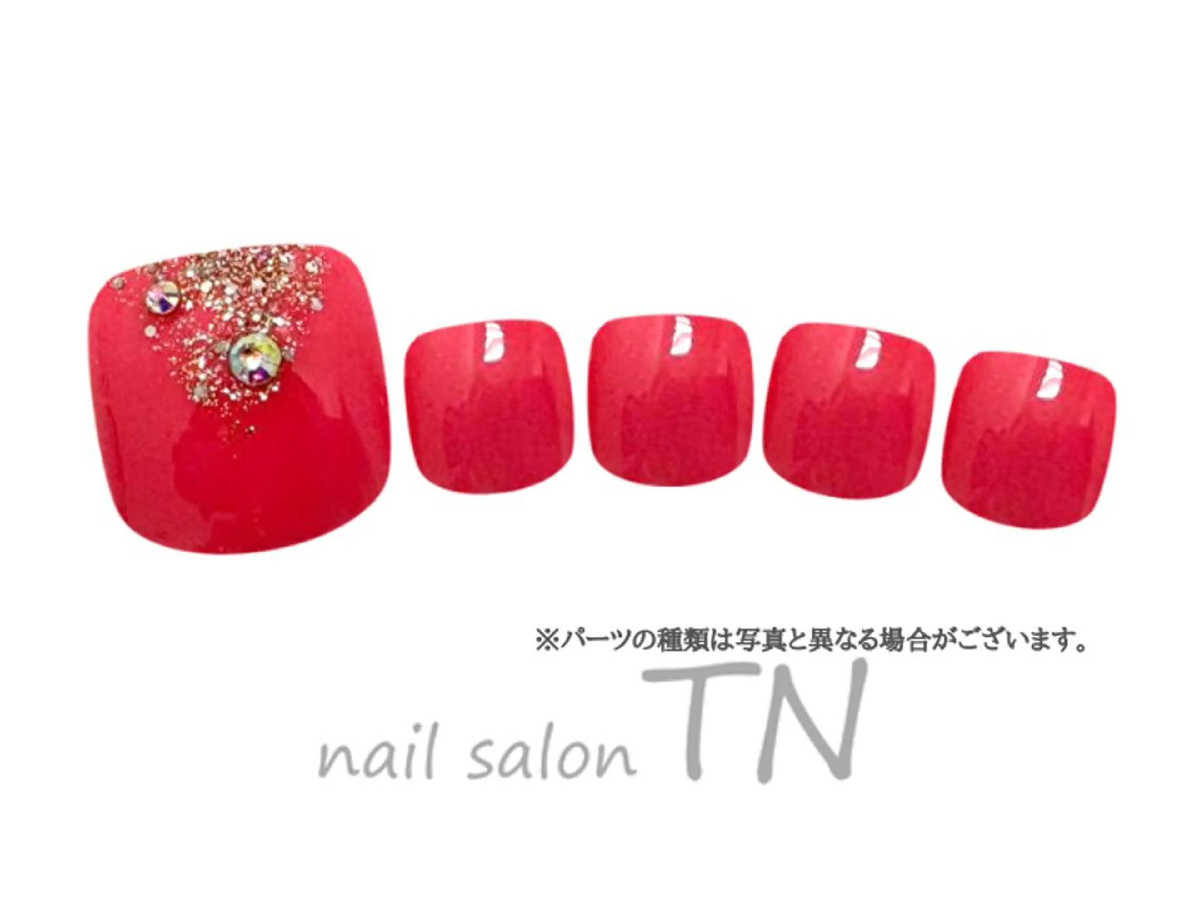 ネイル フットネイル 中島 実穂のネイルデザイン