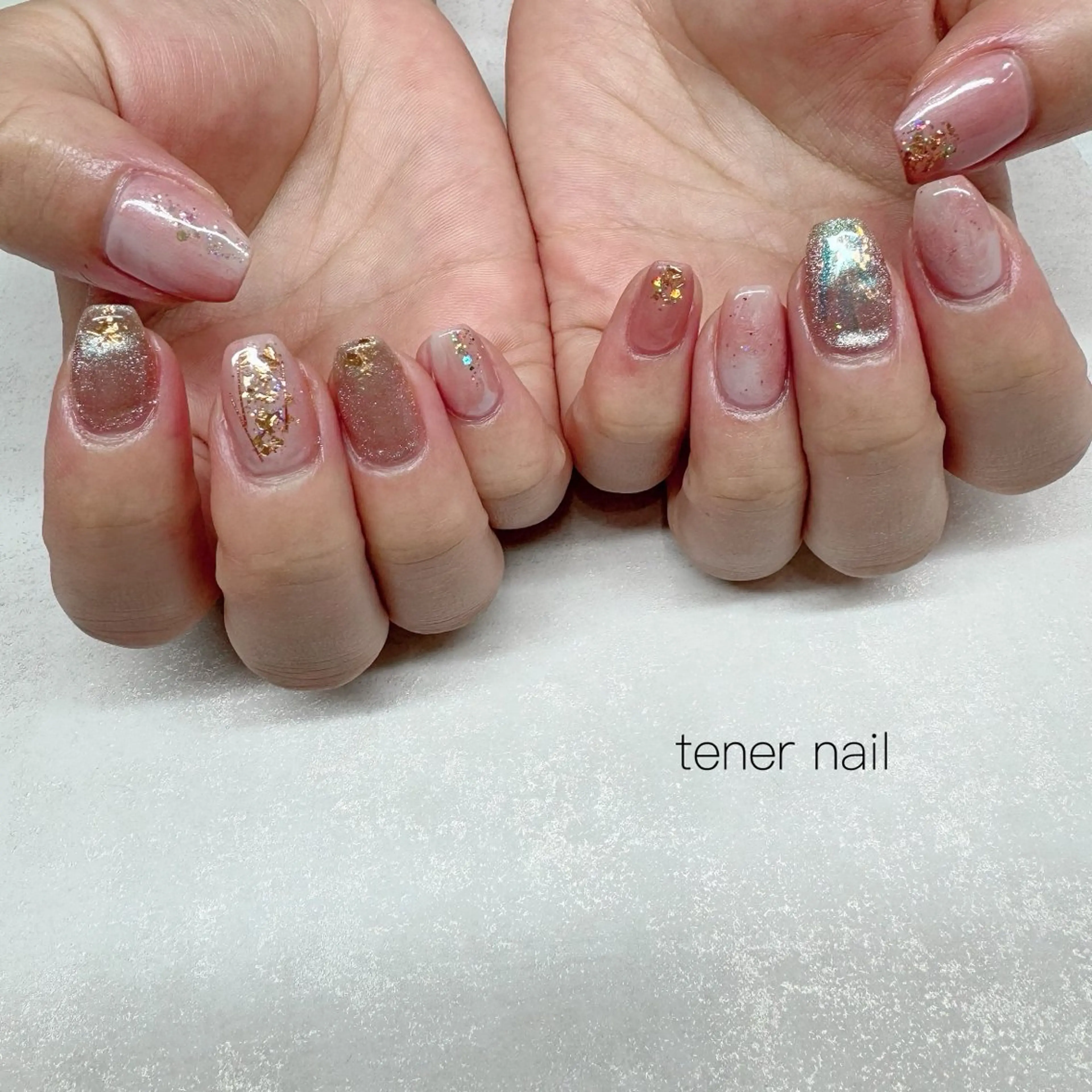 ネイル ニュアンスネイル ハンドネイル tener  nail  テネルネイル所属・テネルネイル tener nailのネイルデザイン