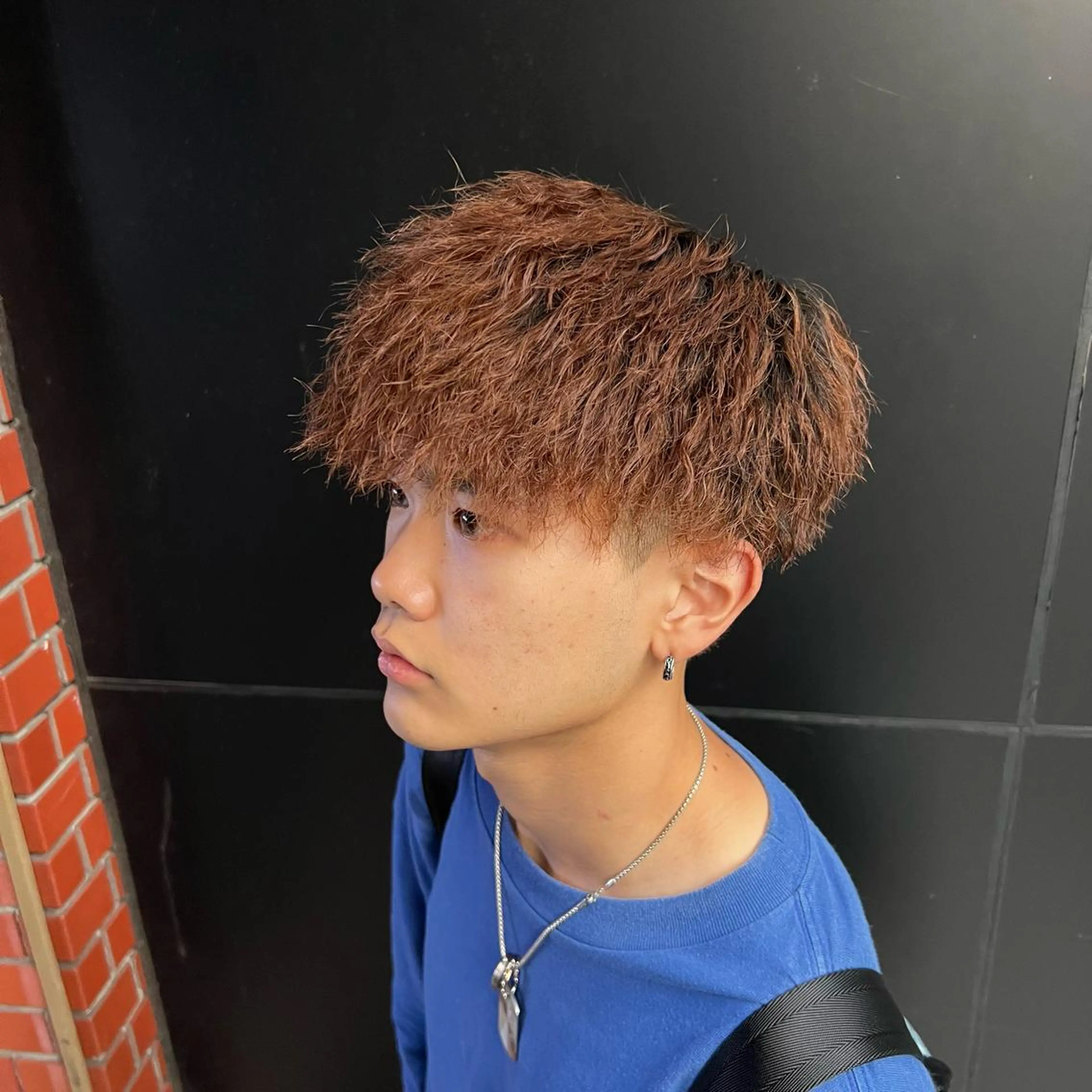 ショート パーマ 豊崎 佑輔のヘアスタイル