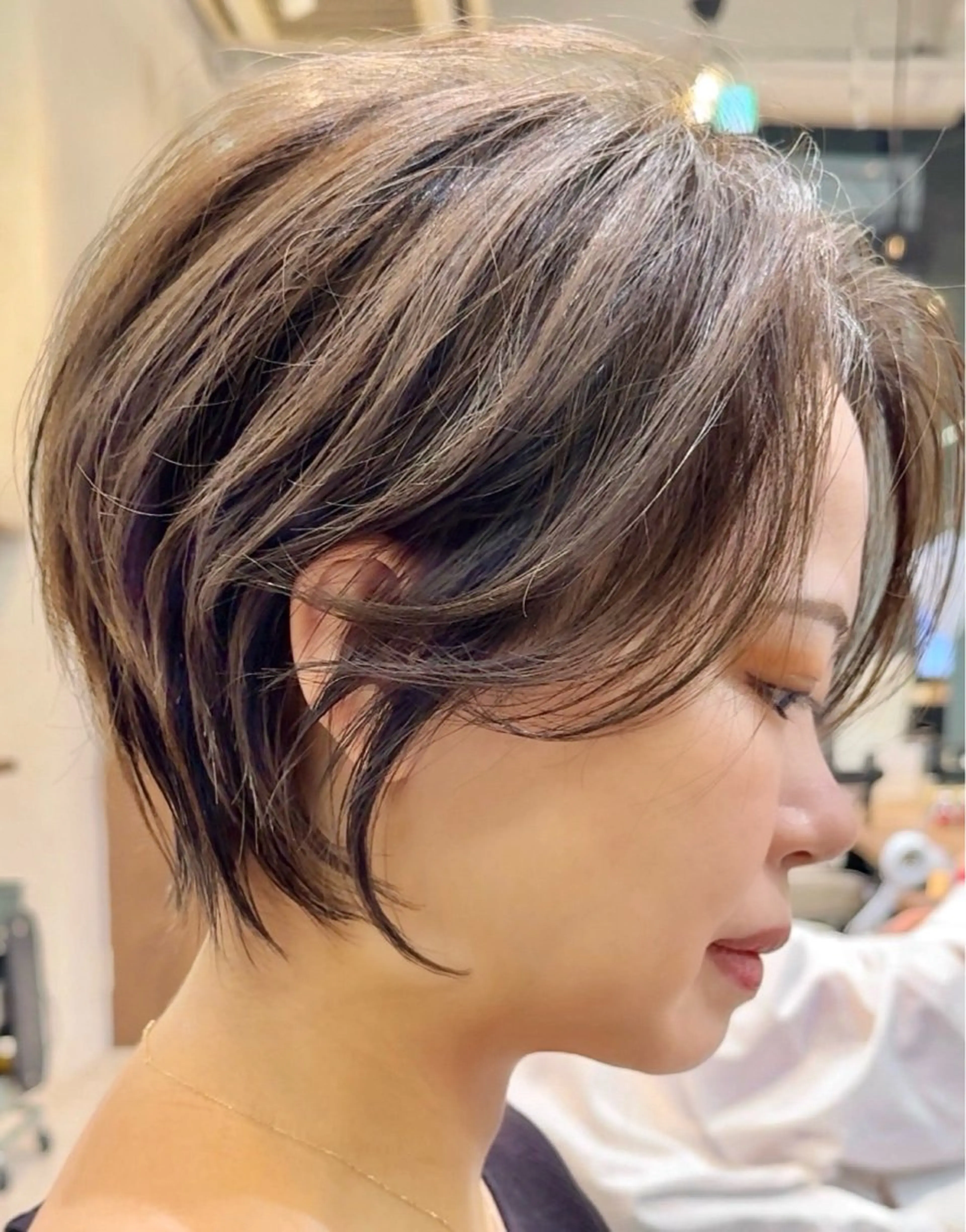 ショート カラー カット ショート/ボブ/ 髪質改善🍒hiyuのヘアスタイル