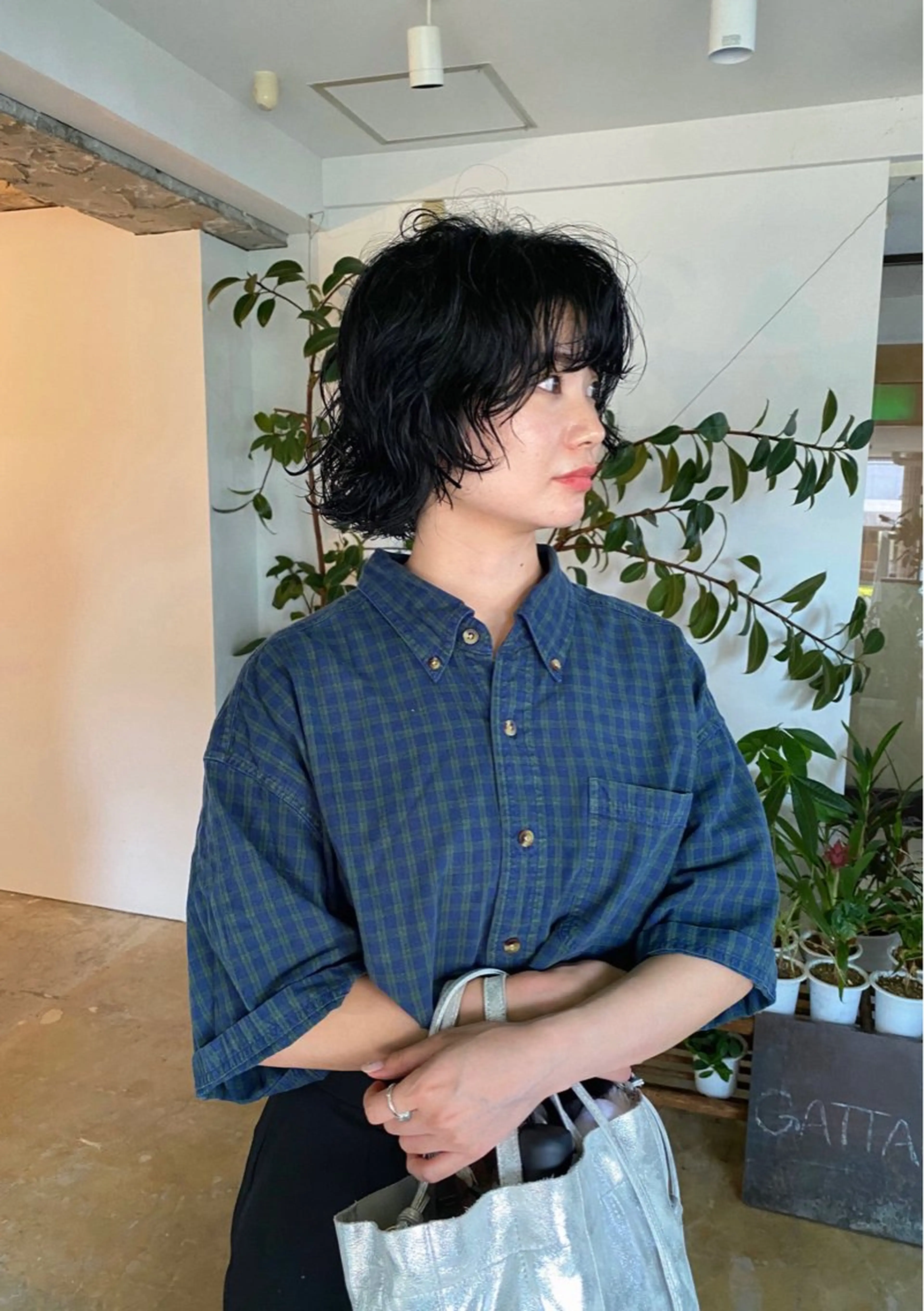 ミディアム カラー パーマ カット ヘアカラー パーマ GATTACA所属・KEI gattacaのヘアスタイル