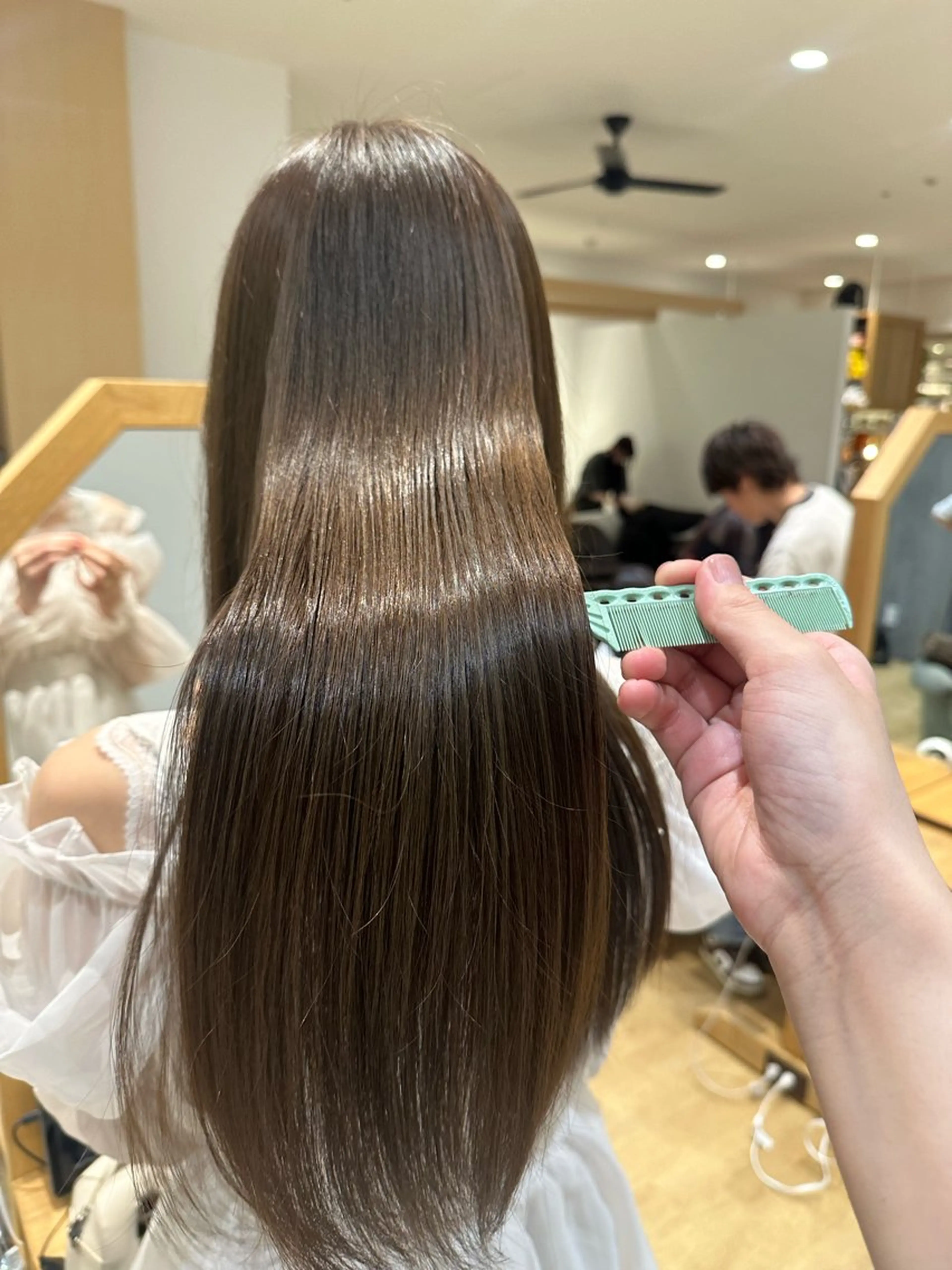 ミディアム 縮毛矯正 碓氷和叶/ストレート 、パーマモデル募集中のヘアスタイル