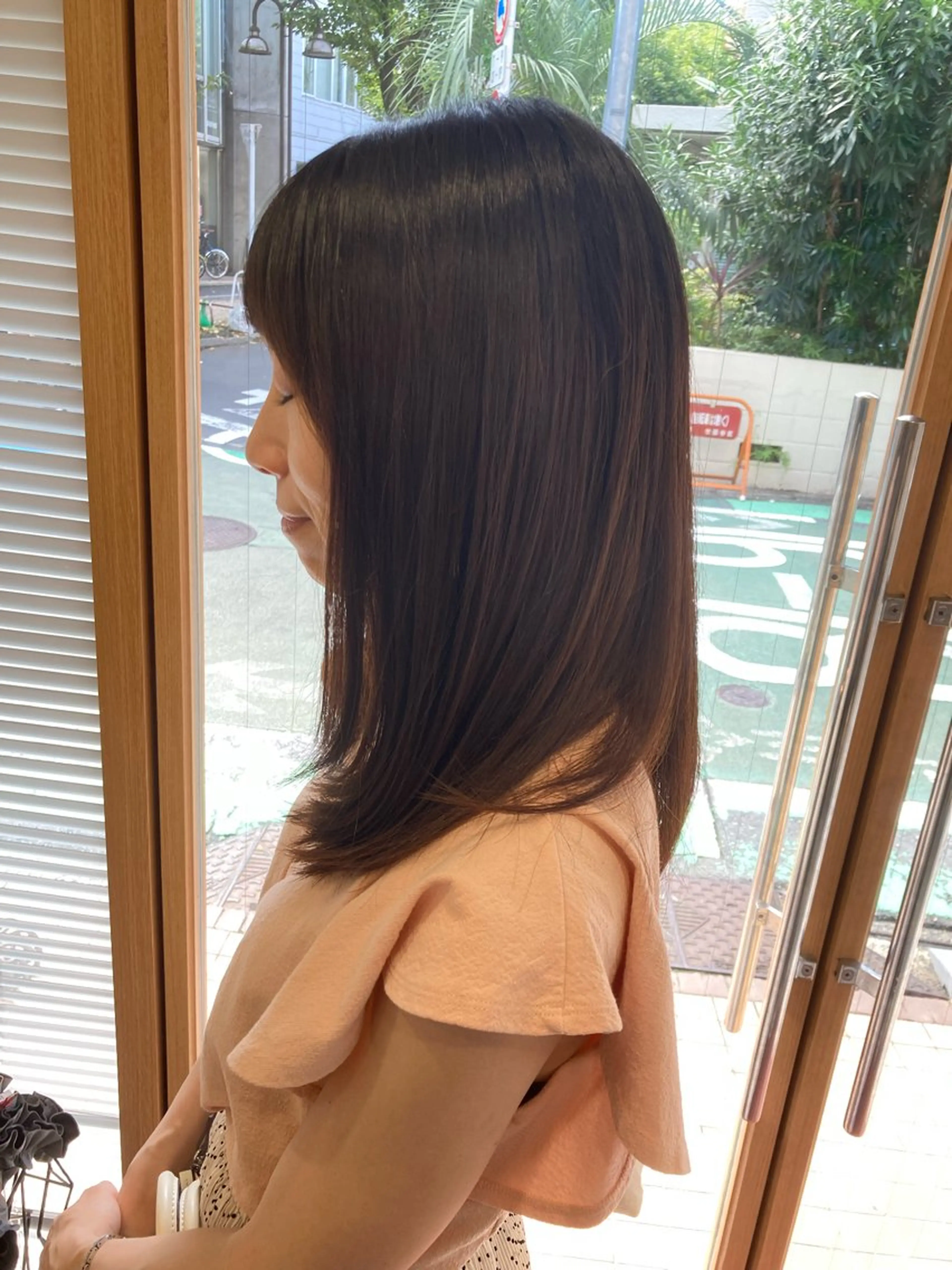 セミロング ヘアカラー トリートメント 🫧ゆうき🪽 髪質改善/ハイライトのヘアスタイル