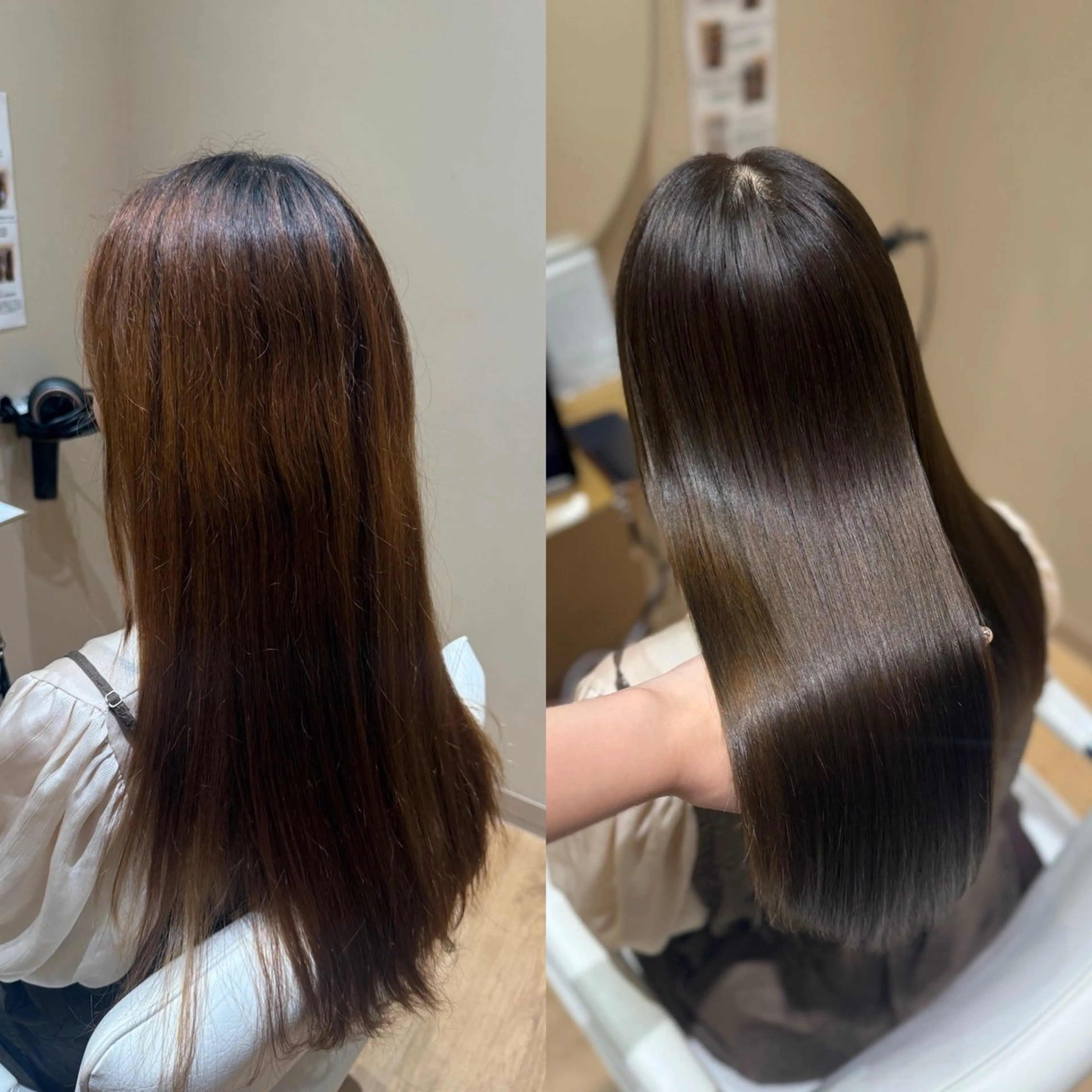 ロング 縮毛矯正 縮毛矯正 トリートメント 岡嶋乃愛/layer cut🌈南船橋のヘアスタイル