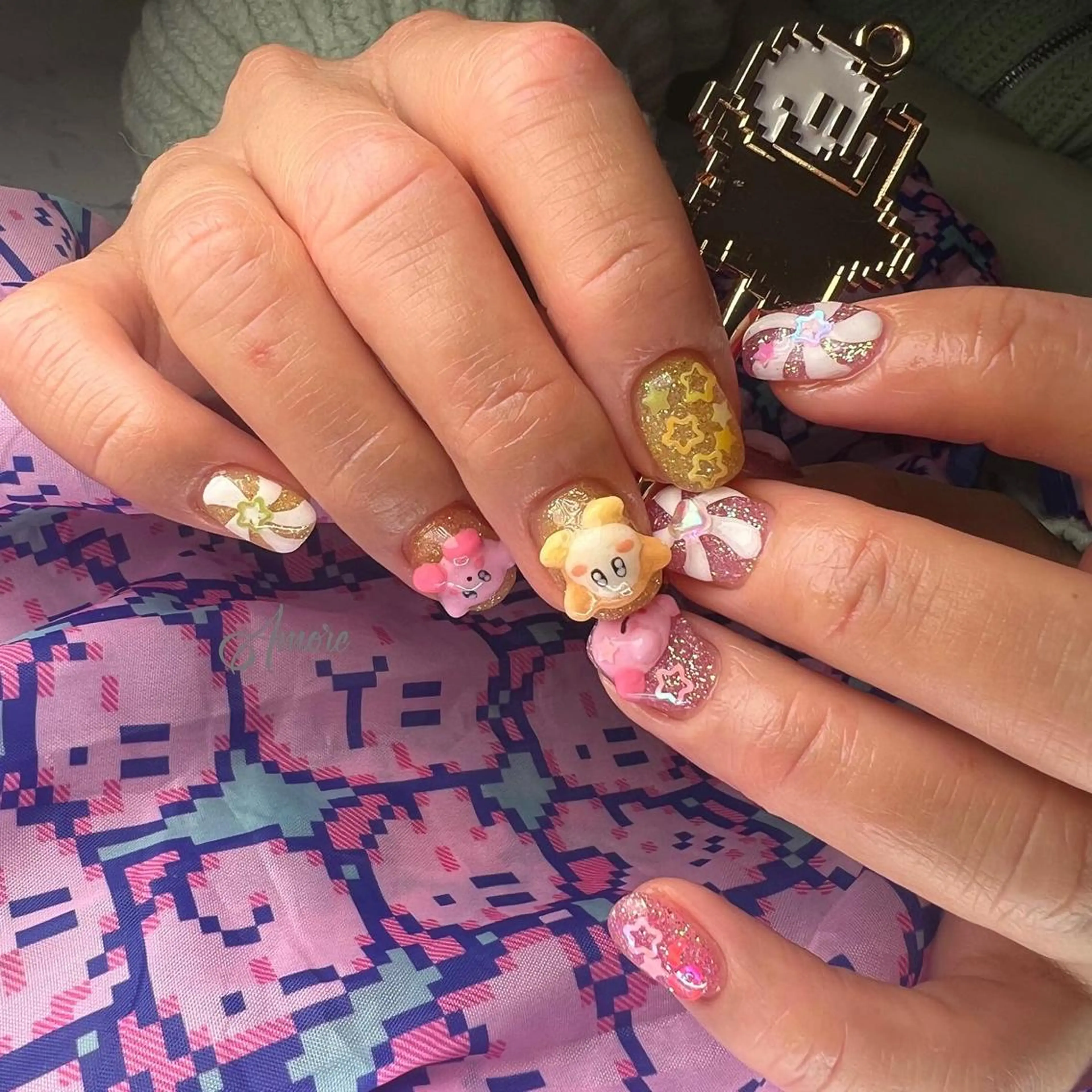 ネイル ジェルネイル ミラーネイル オフィスネイル パラジェル You kyehwaのネイルデザイン