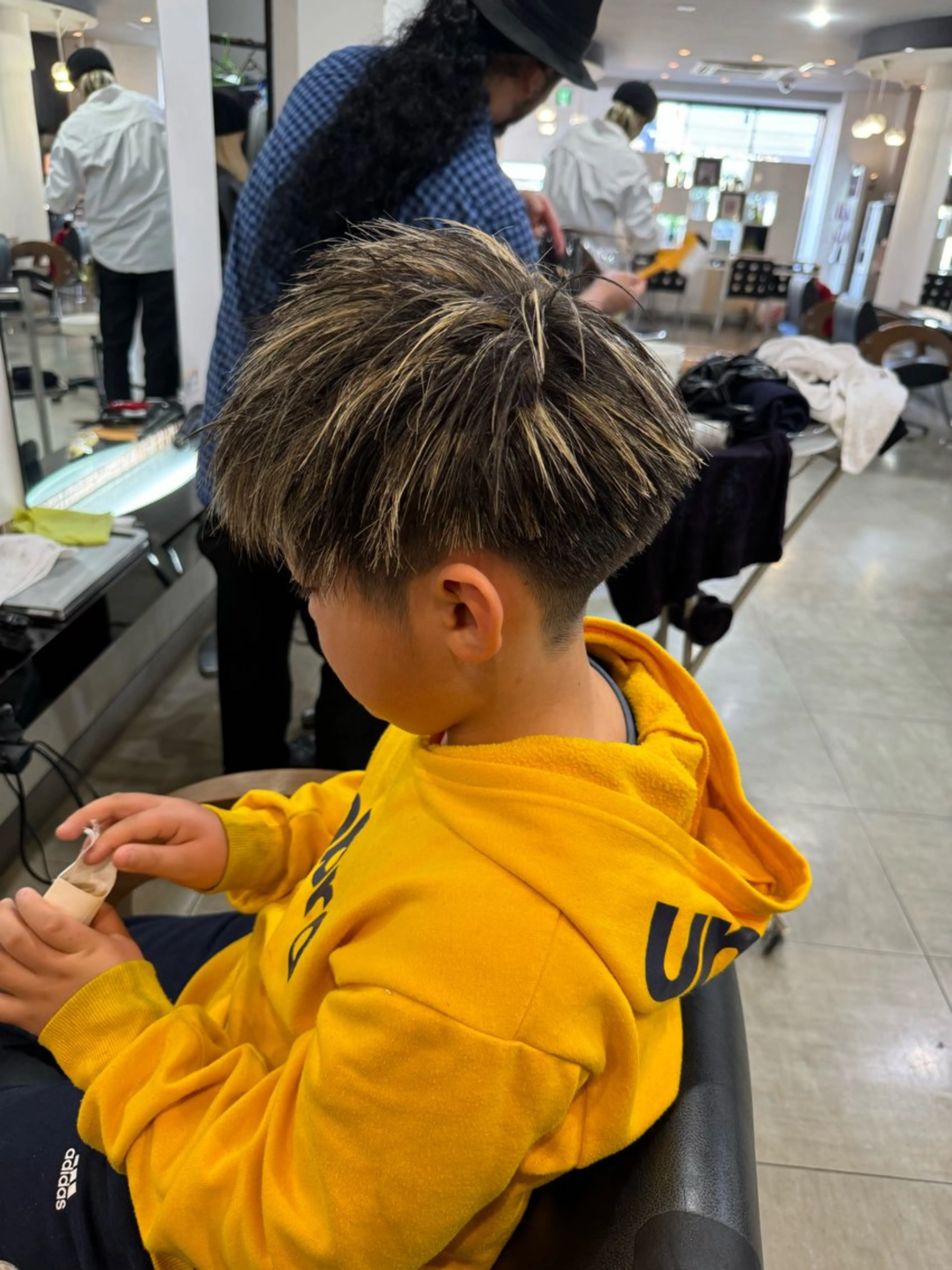 🔆メンズカット+ハイライト🔆（ブリーチ2回付き）の写真