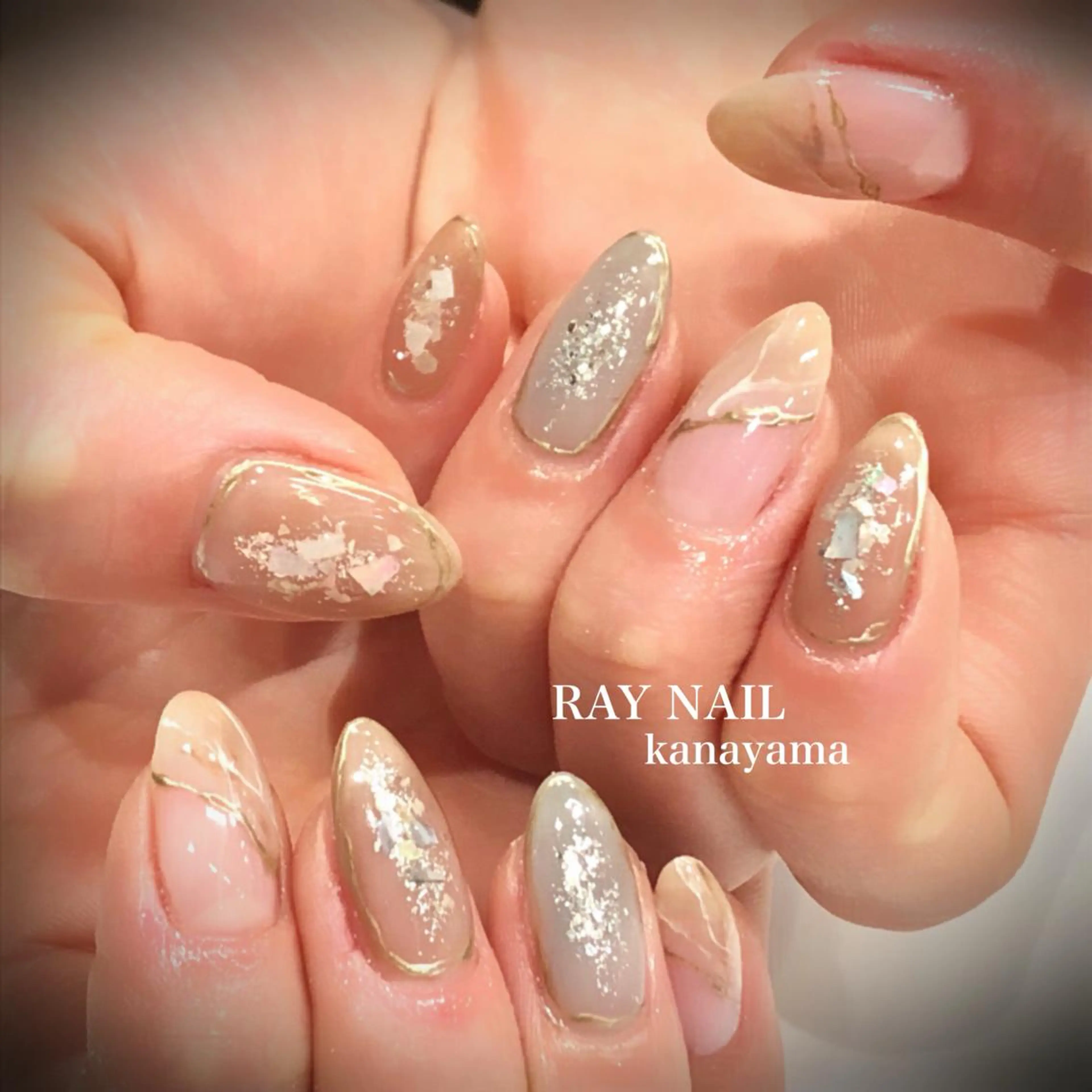 ネイル ニュアンスネイル Arowa 伊田のネイルデザイン