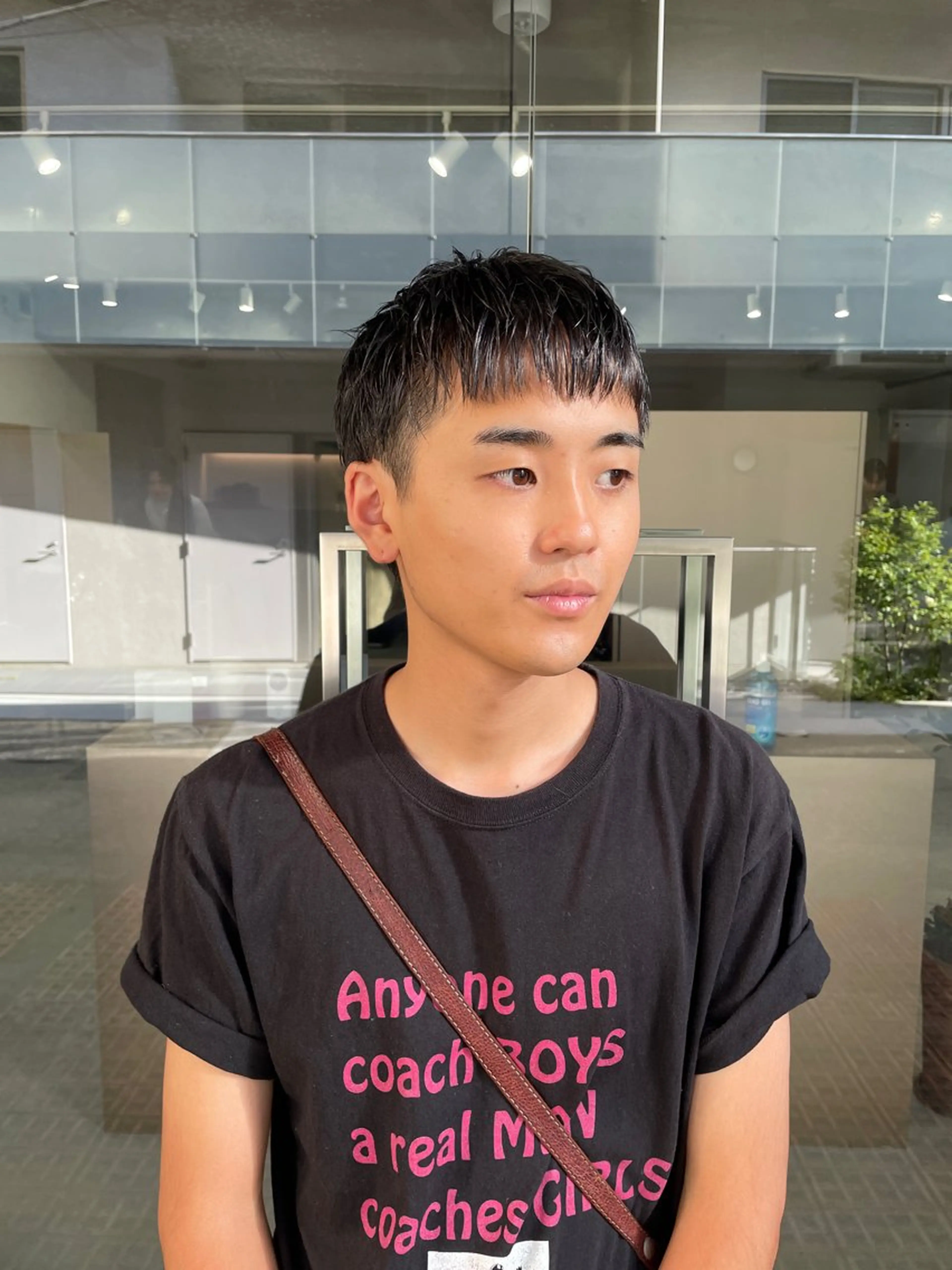 ショート メンズ カット 吉田一輝 外国人パーマのヘアスタイル