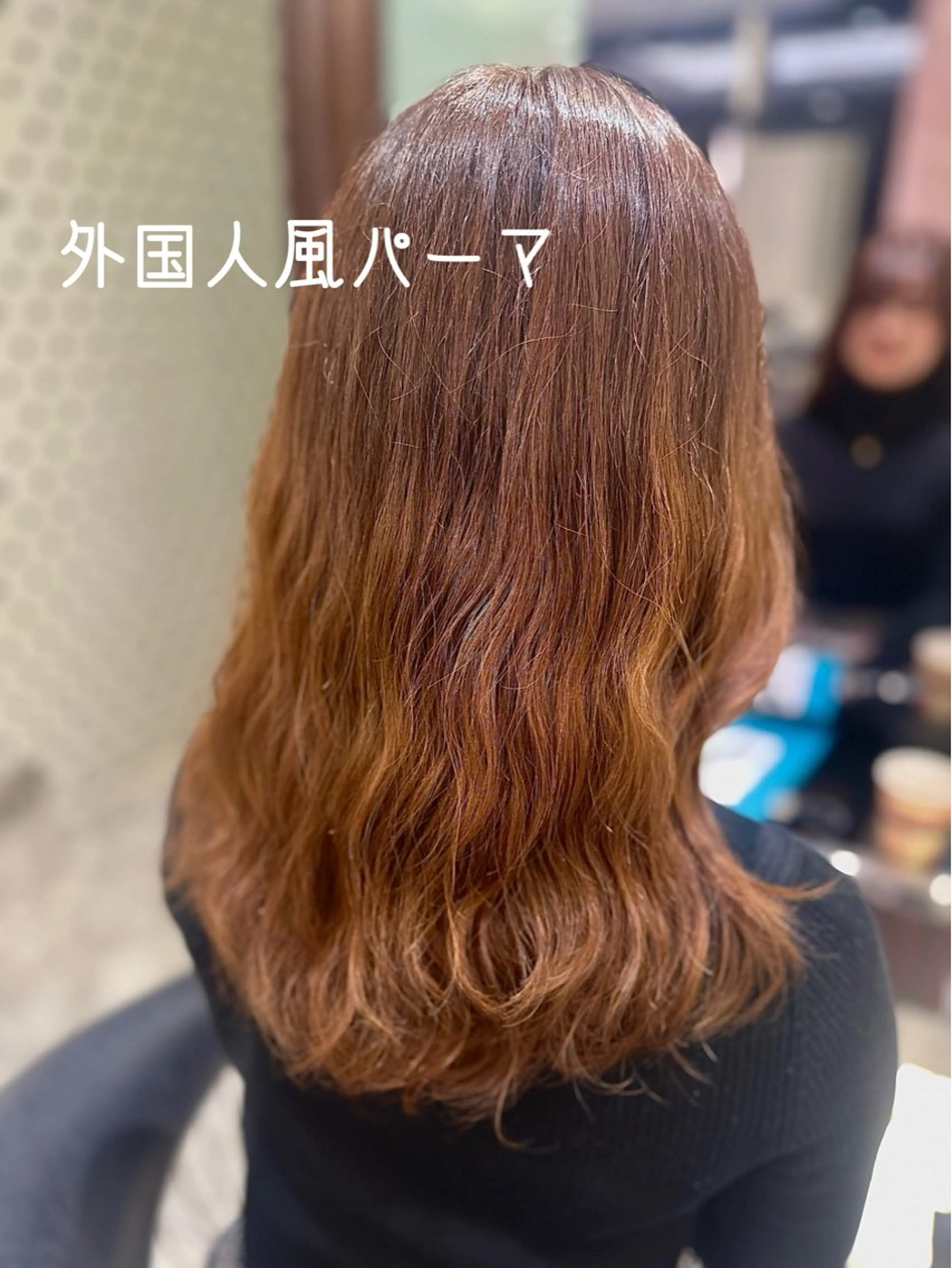 セミロング パーマ セミロングパーマ 外国人風カラー 韓国風ヘア ショートカット✂︎ 🌻ゆりな🌻のヘアスタイル