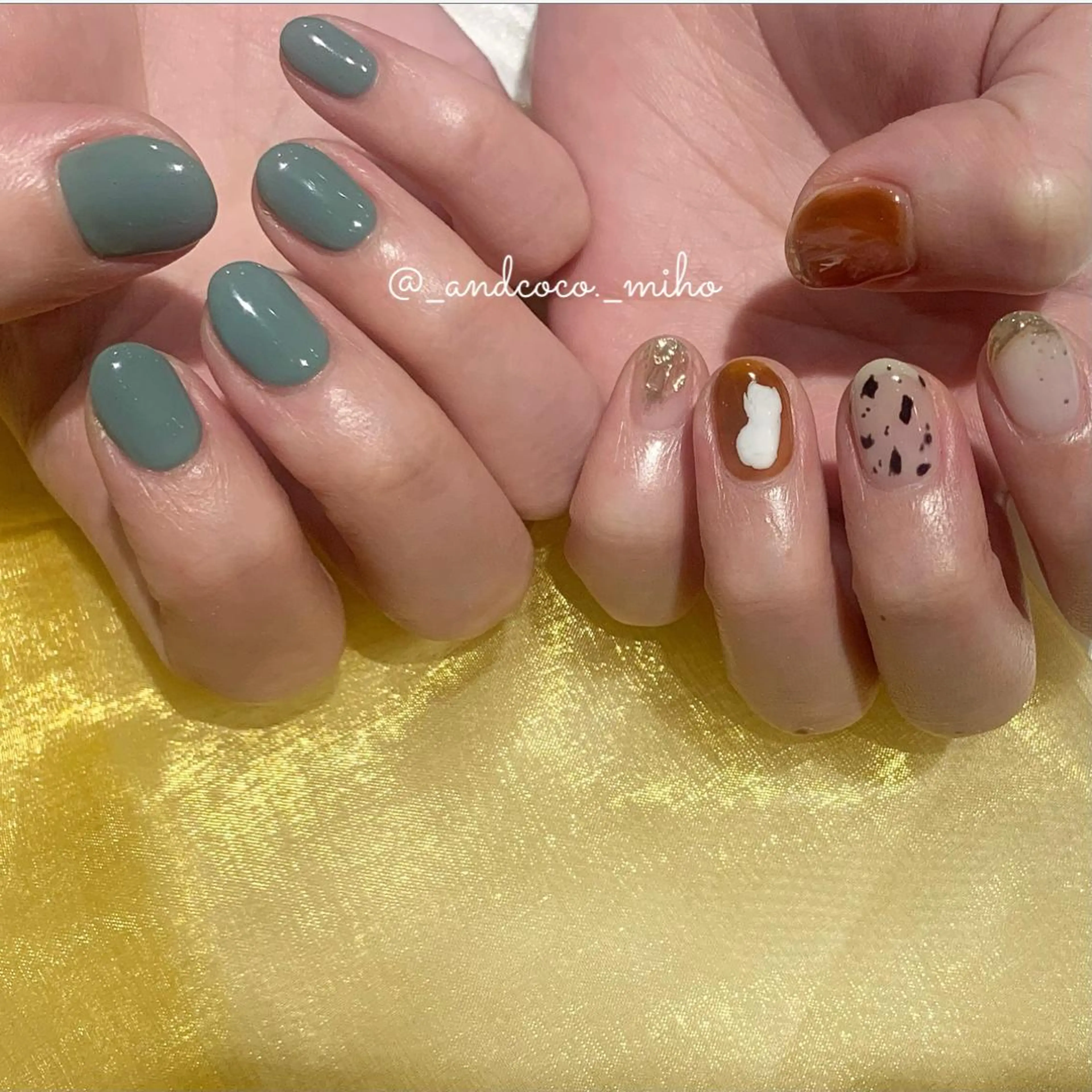 ネイル ハンドネイル I'm Me.所属・Nailist〻 mihoのネイルデザイン