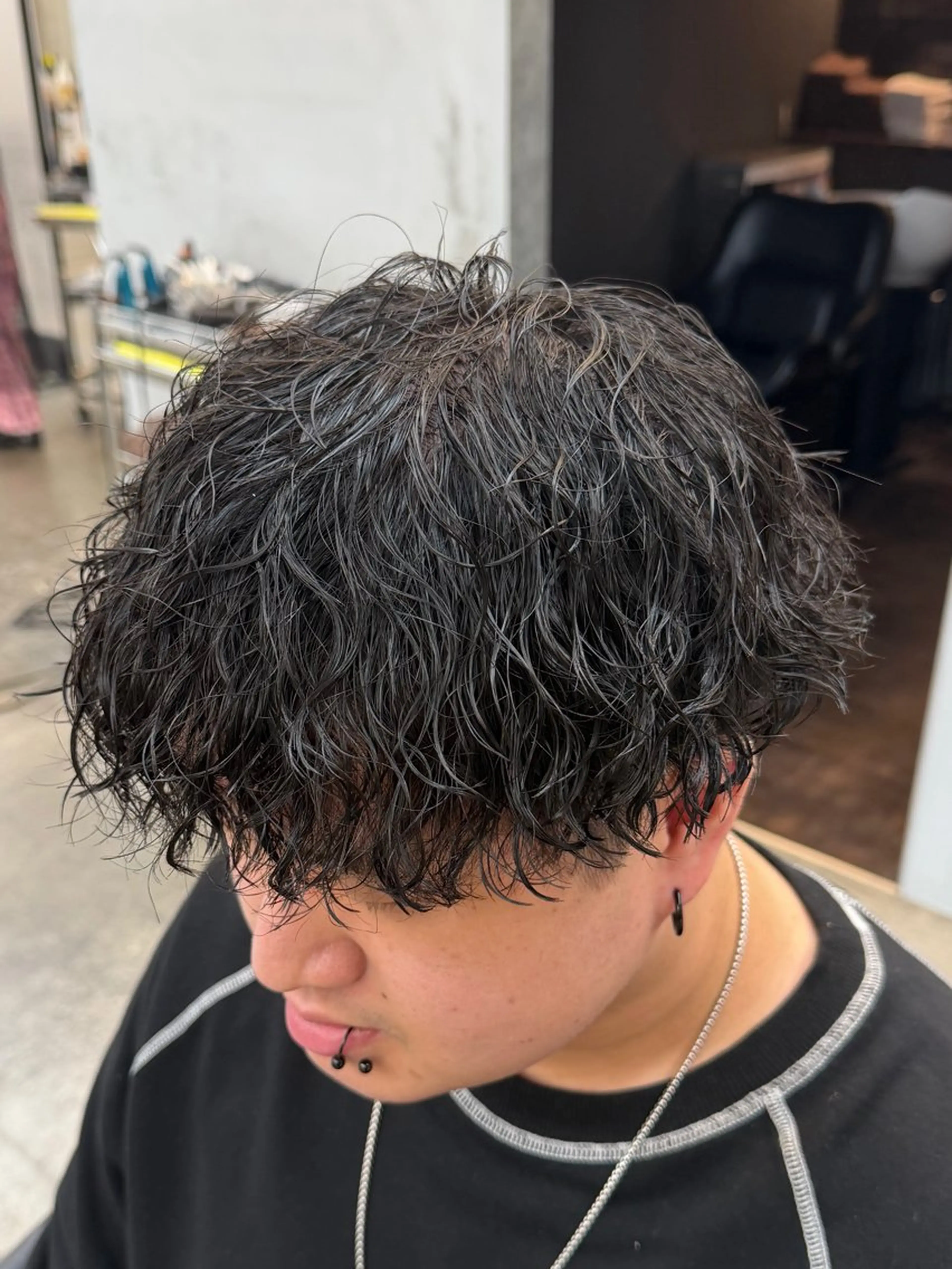 メンズ メンズパーマ カット パーマ メンズ指名多数 ✂︎松本明日翔のヘアスタイル