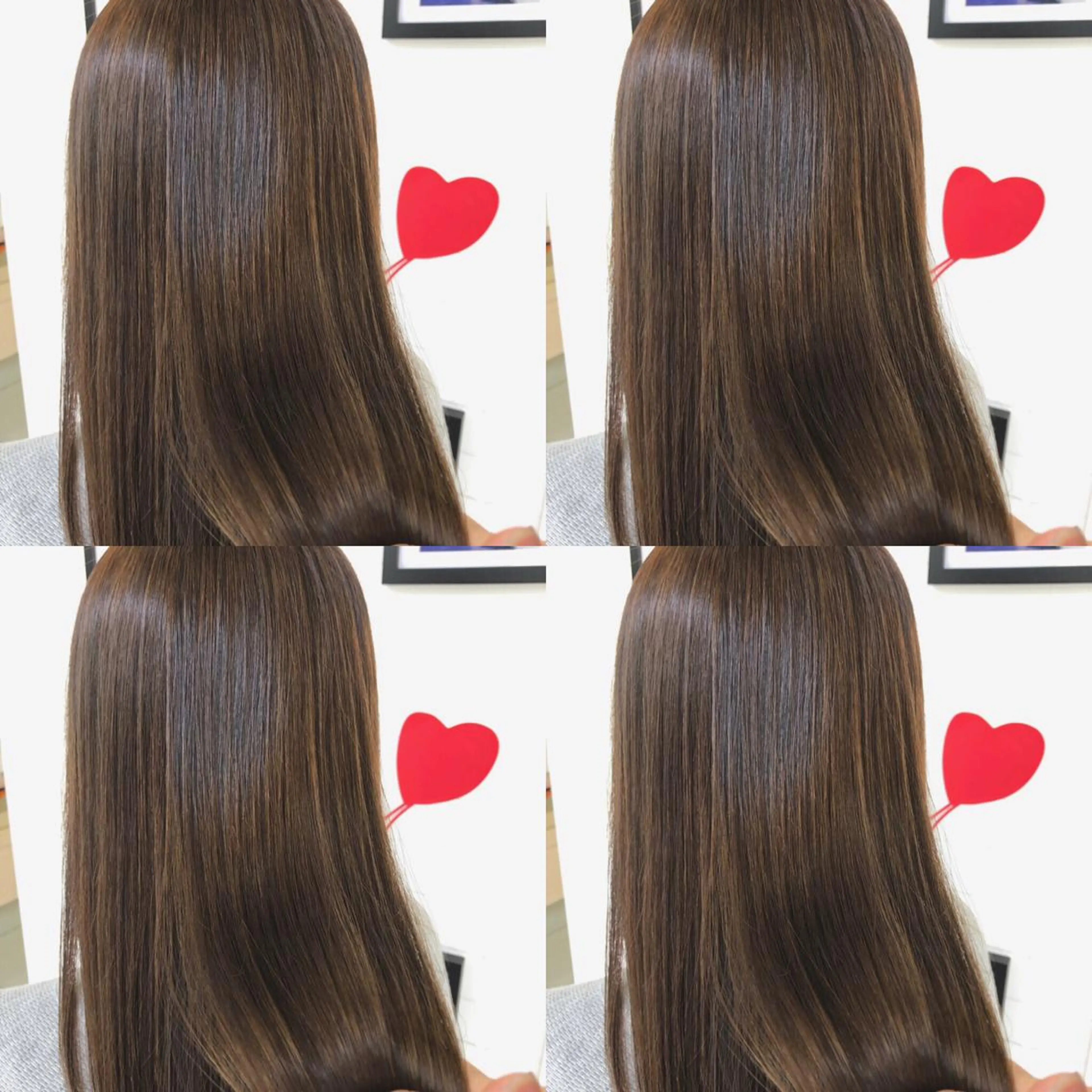 ロング パーマ アッシュ 学生 髪質改善 レイヤーカット 縮毛矯正 Ash 山田 勇太のヘアスタイル