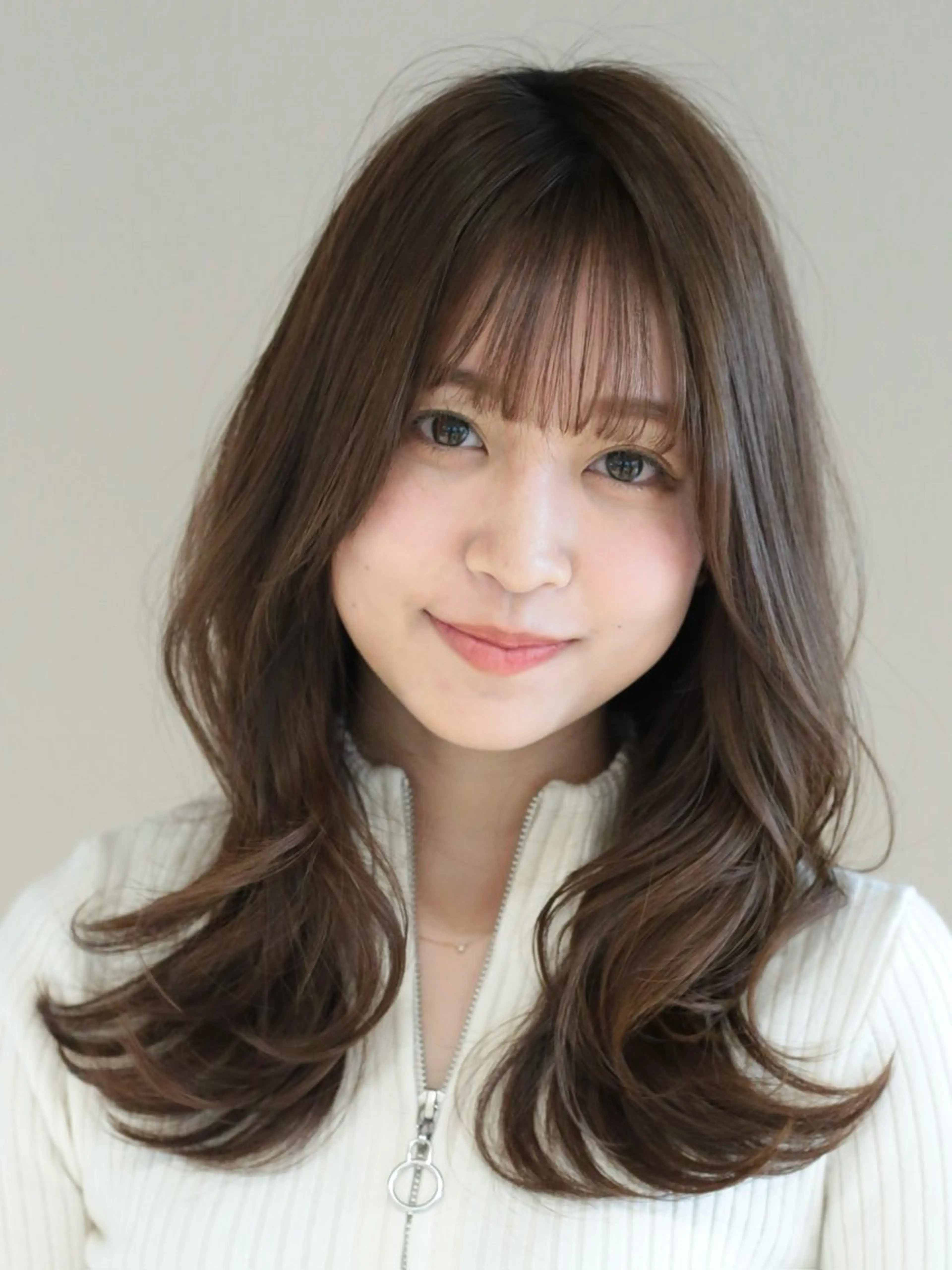 セミロング カラー ヘアカラー トリートメント 髙木美緒🌿 レイヤー/アレンジのヘアスタイル