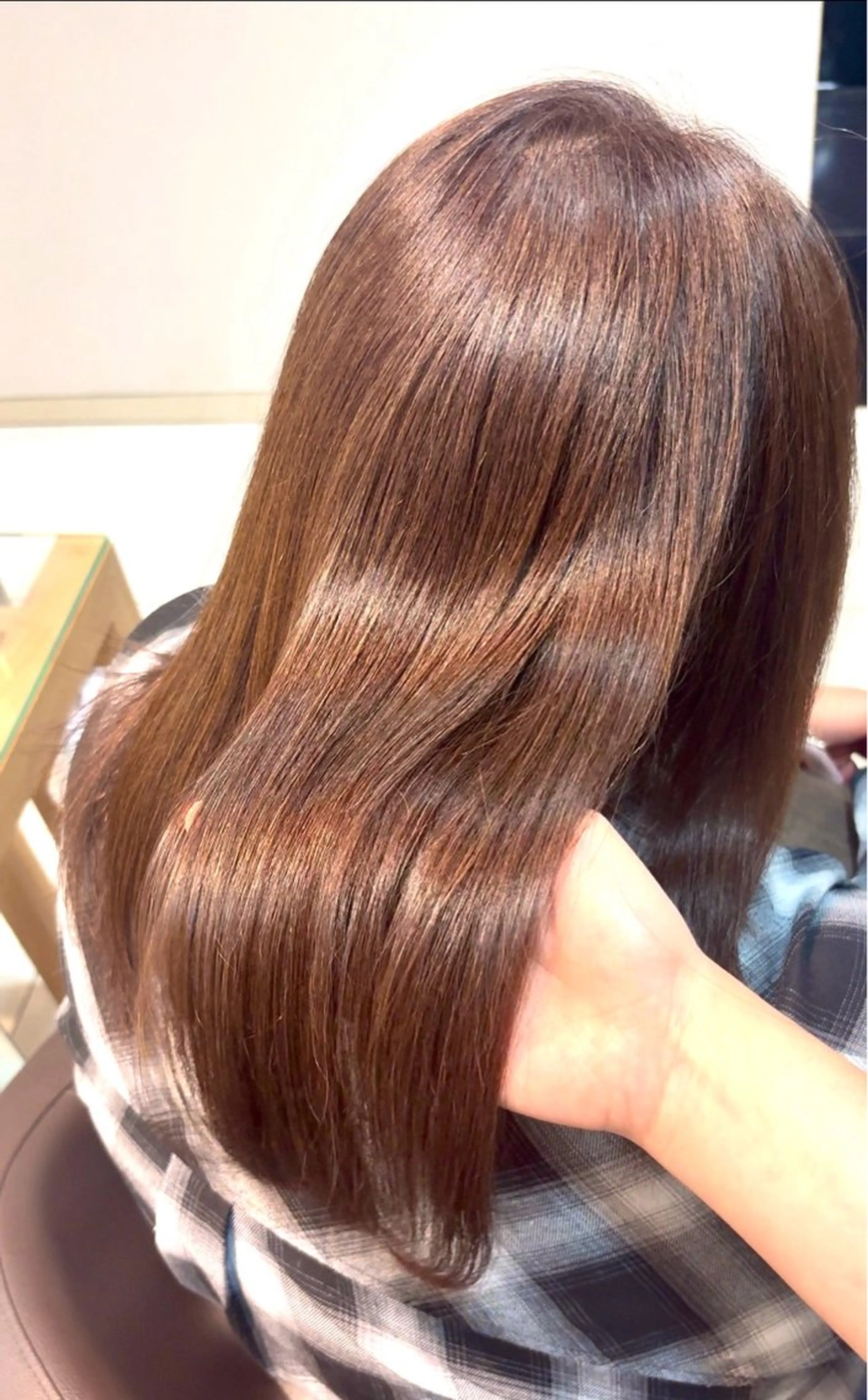 ミディアム カット ヘアカラー 🎀カラー・カットモ デル募集中✧めい🎀のヘアスタイル