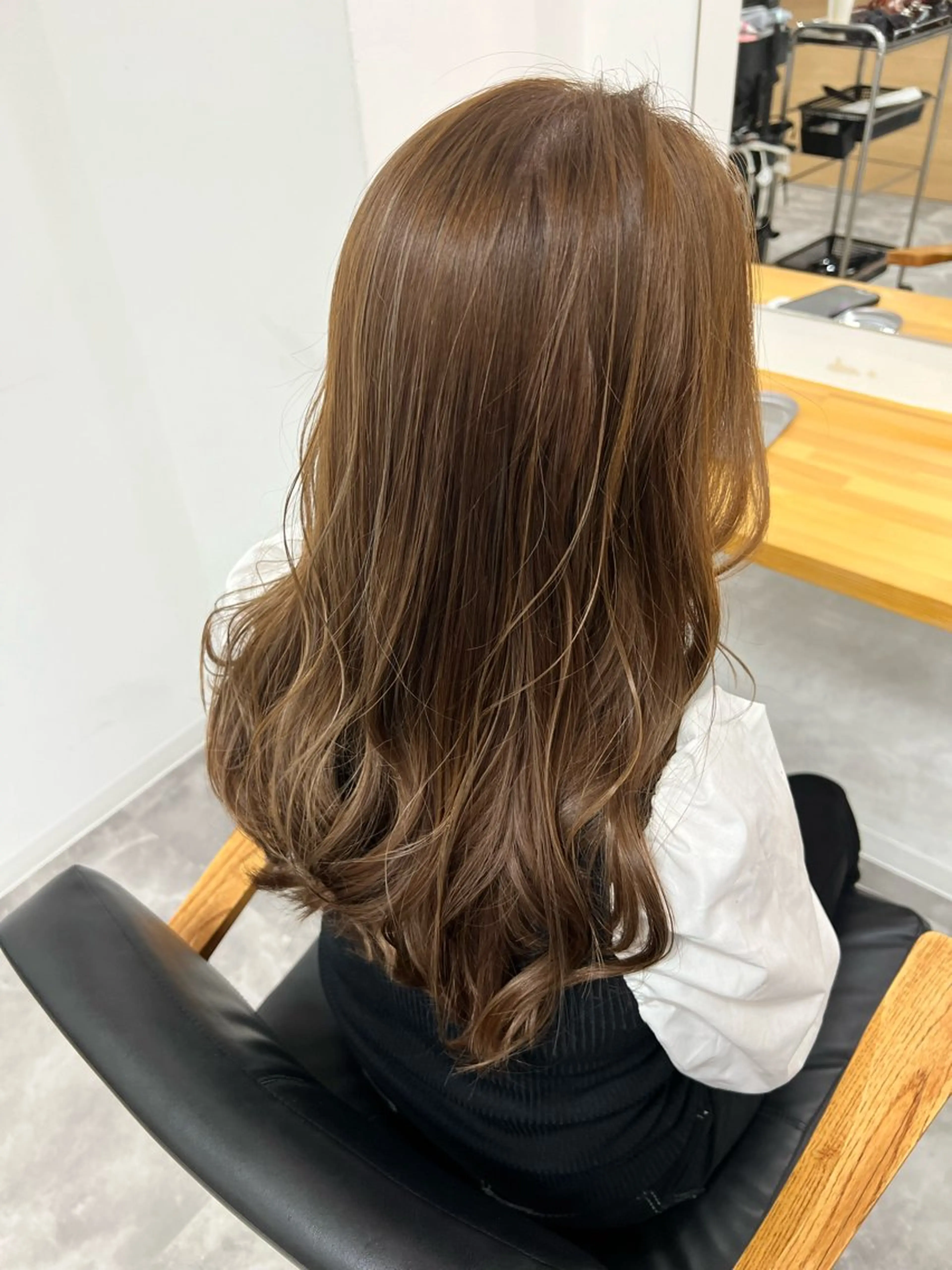 ロング カット ヘアカラー トリートメント 透明感/ ハイライト/竹中涼のヘアスタイル