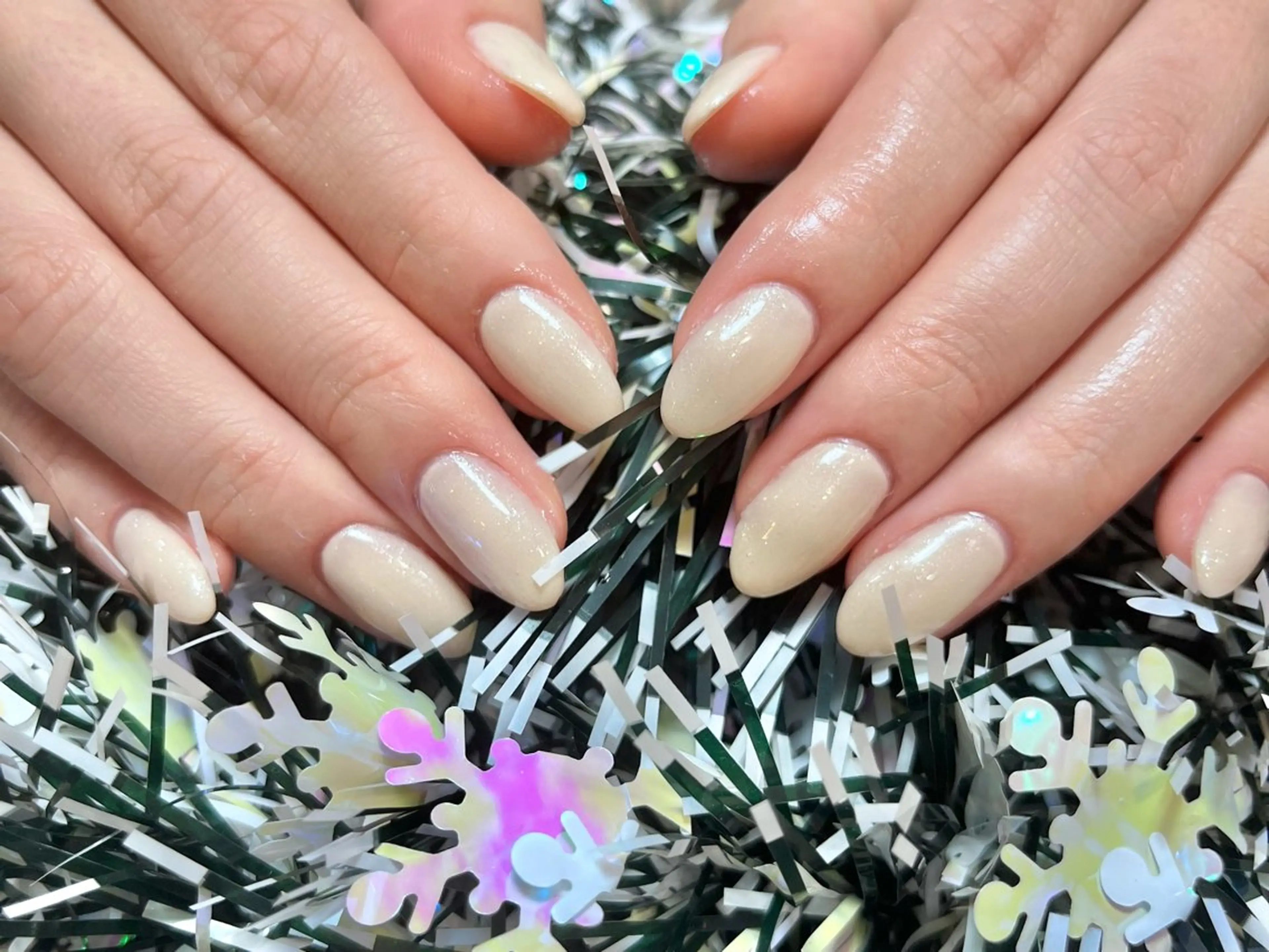 ネイル ラメ(グリッター) ハンドネイル ハンドケア Queen nail所属・QUEENＮA IＬ JR寺田町1分のネイルデザイン