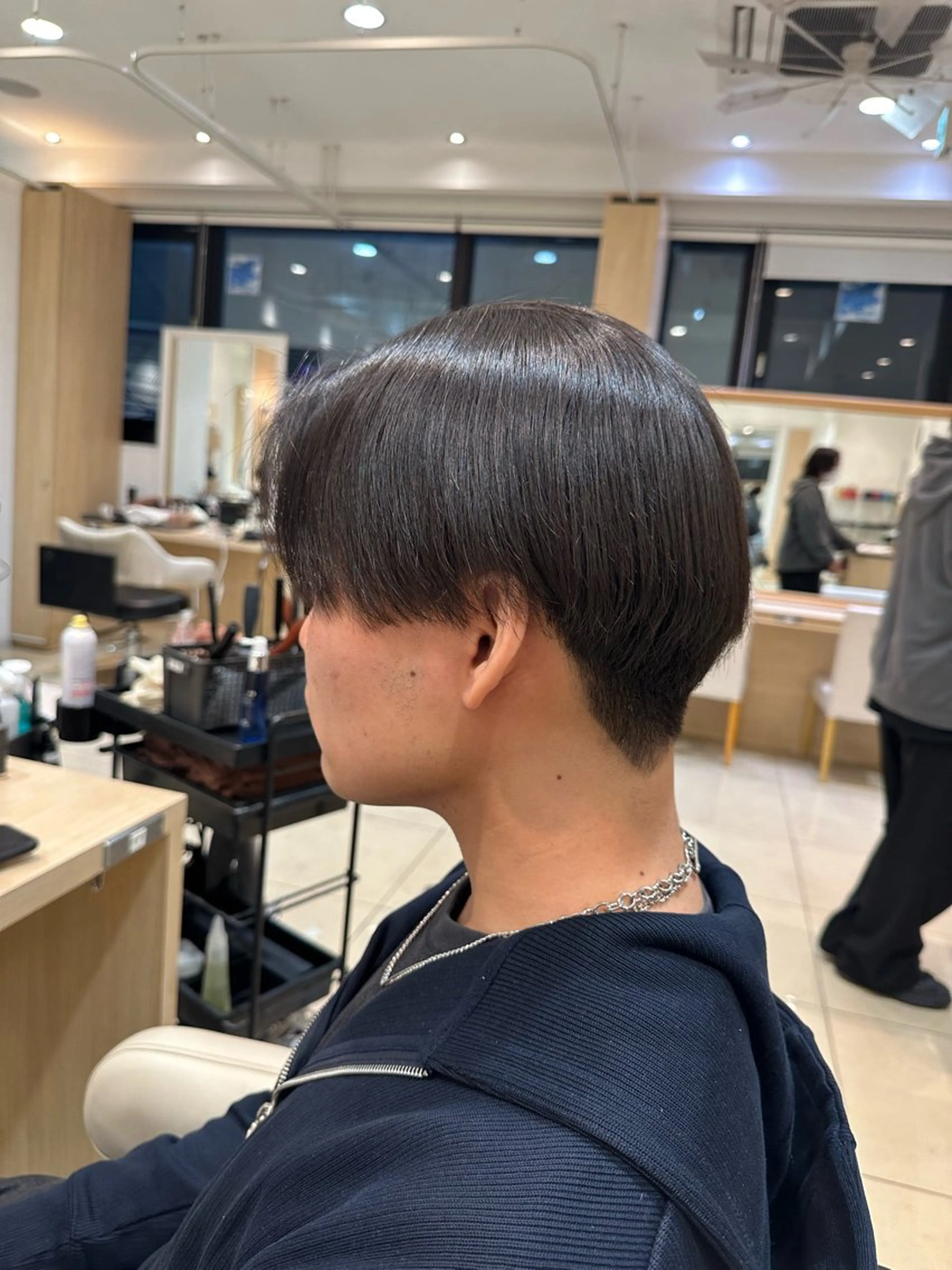 メンズ 縮毛矯正 Ash中目黒 森田みなみのヘアスタイル