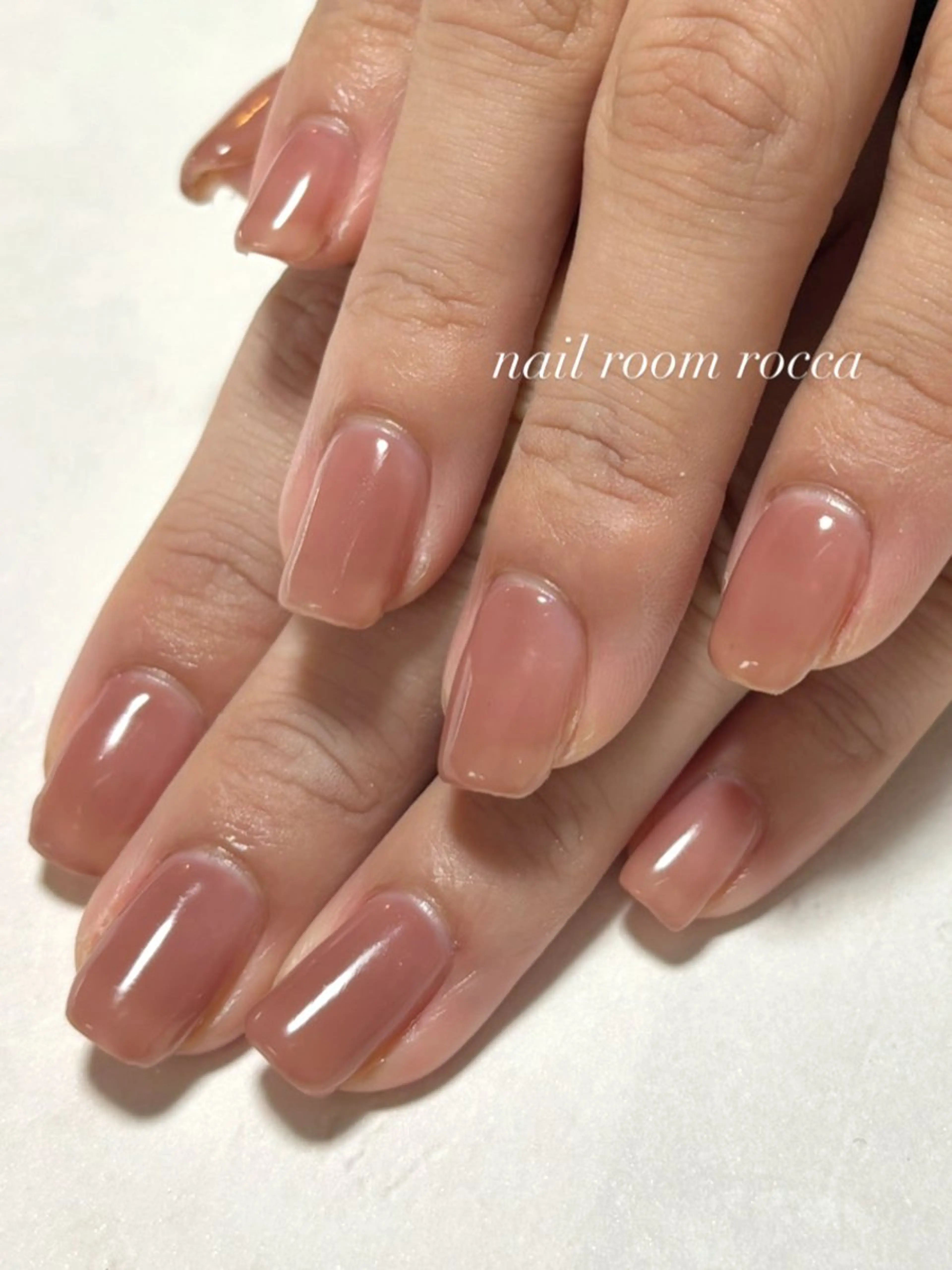 ネイル ワンカラーネイル ハンドネイル 茂野 恵のネイルデザイン