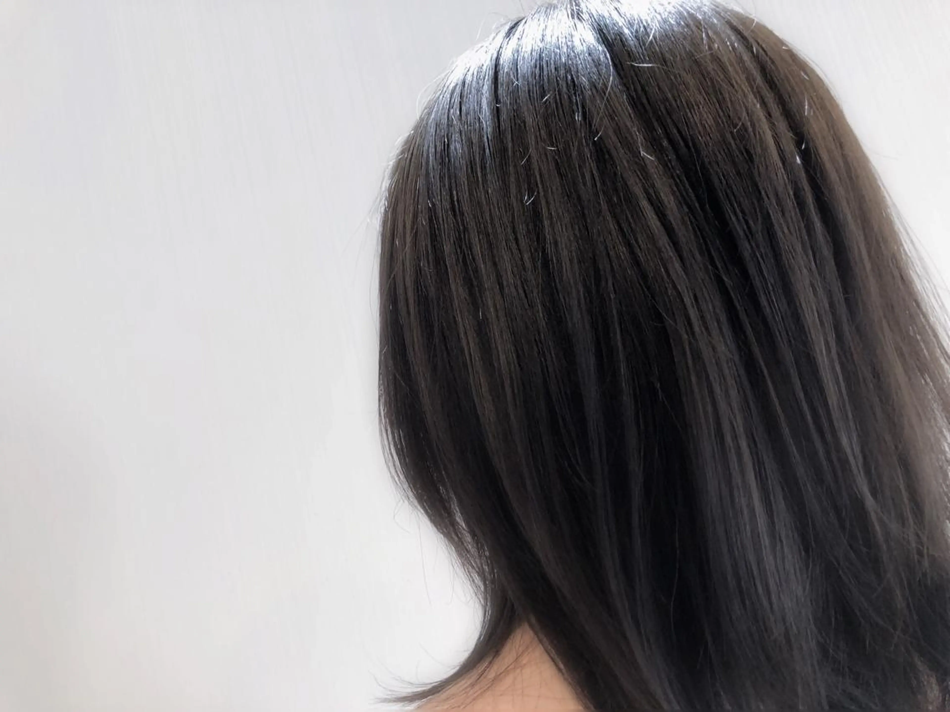 ミディアム ハイライト 小國 綾かのヘアスタイル